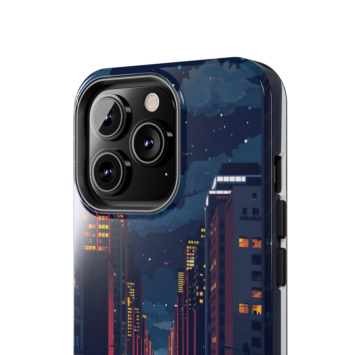 Urban Nightlife Tough Phone Case - Durable & Stylish Protection