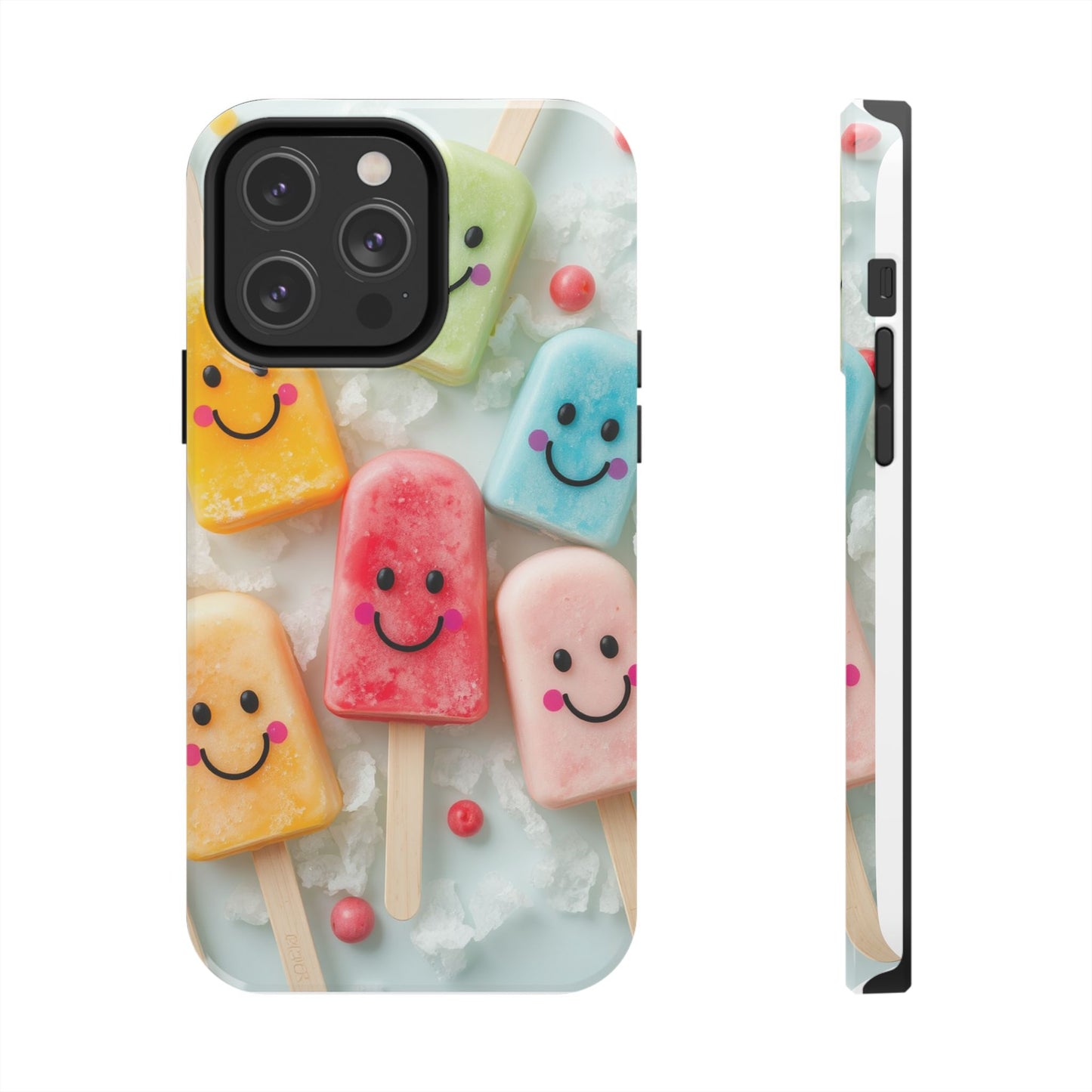 Cute Smile Popsicle Tough Phone Case - Fun Protection for Your Device