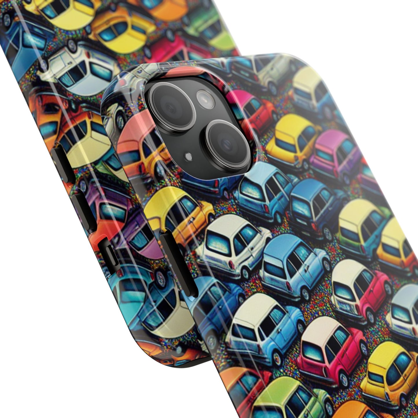 Car Phone Case - City Traffic Pattern Design - for iPhone
