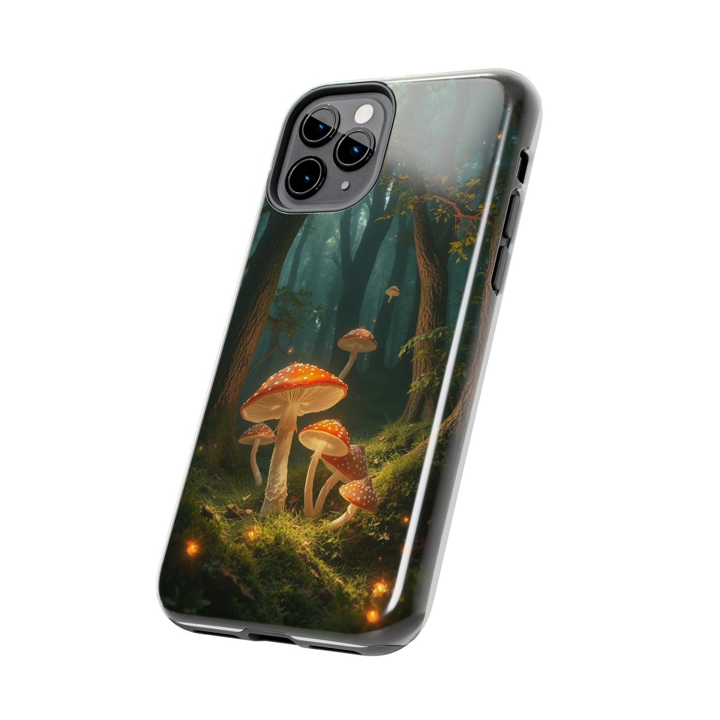 Whimsical Mushroom Tough Phone Case - Forest Fantasy Design