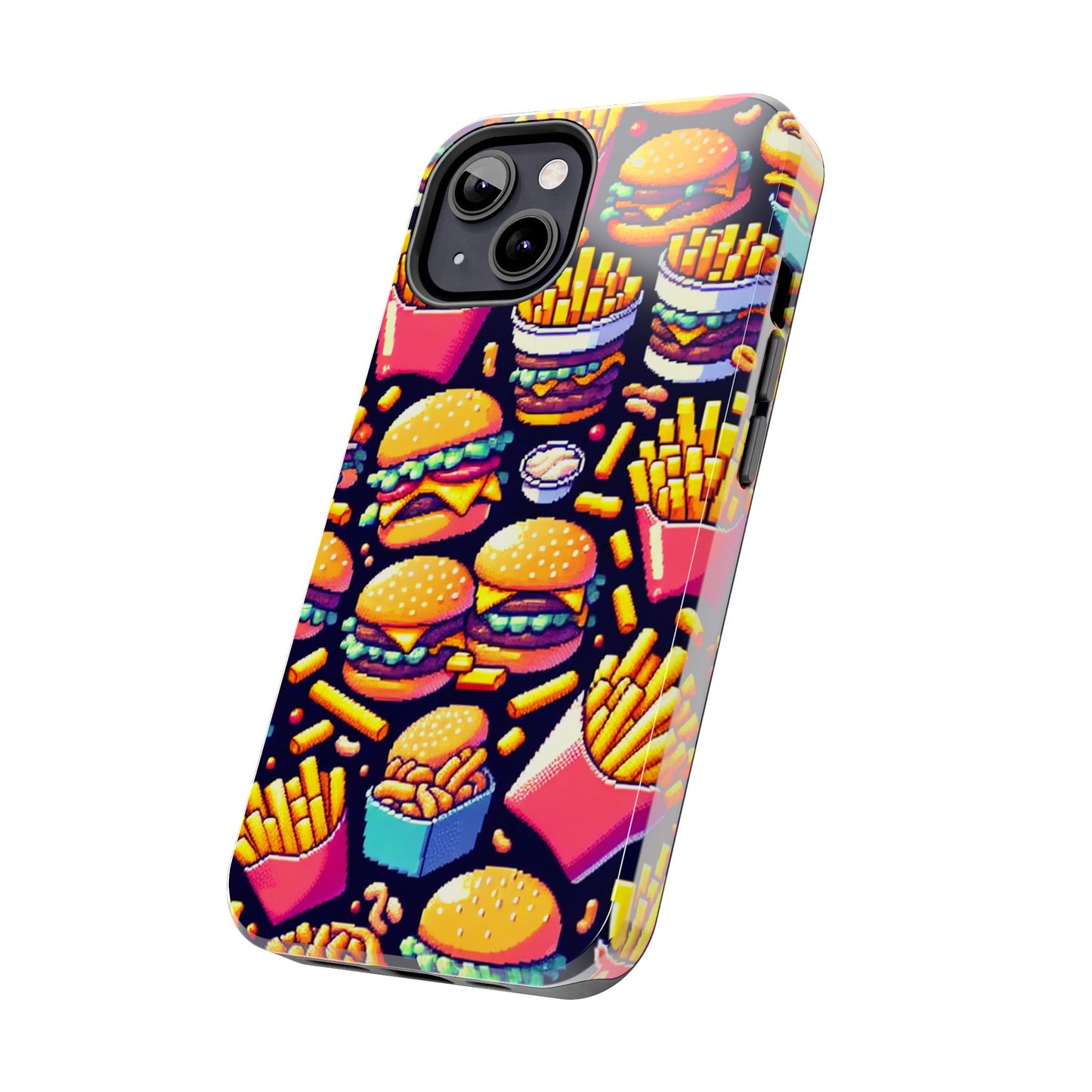 Retro Fast Food Phone Case - Tough and Durable - for iPhone