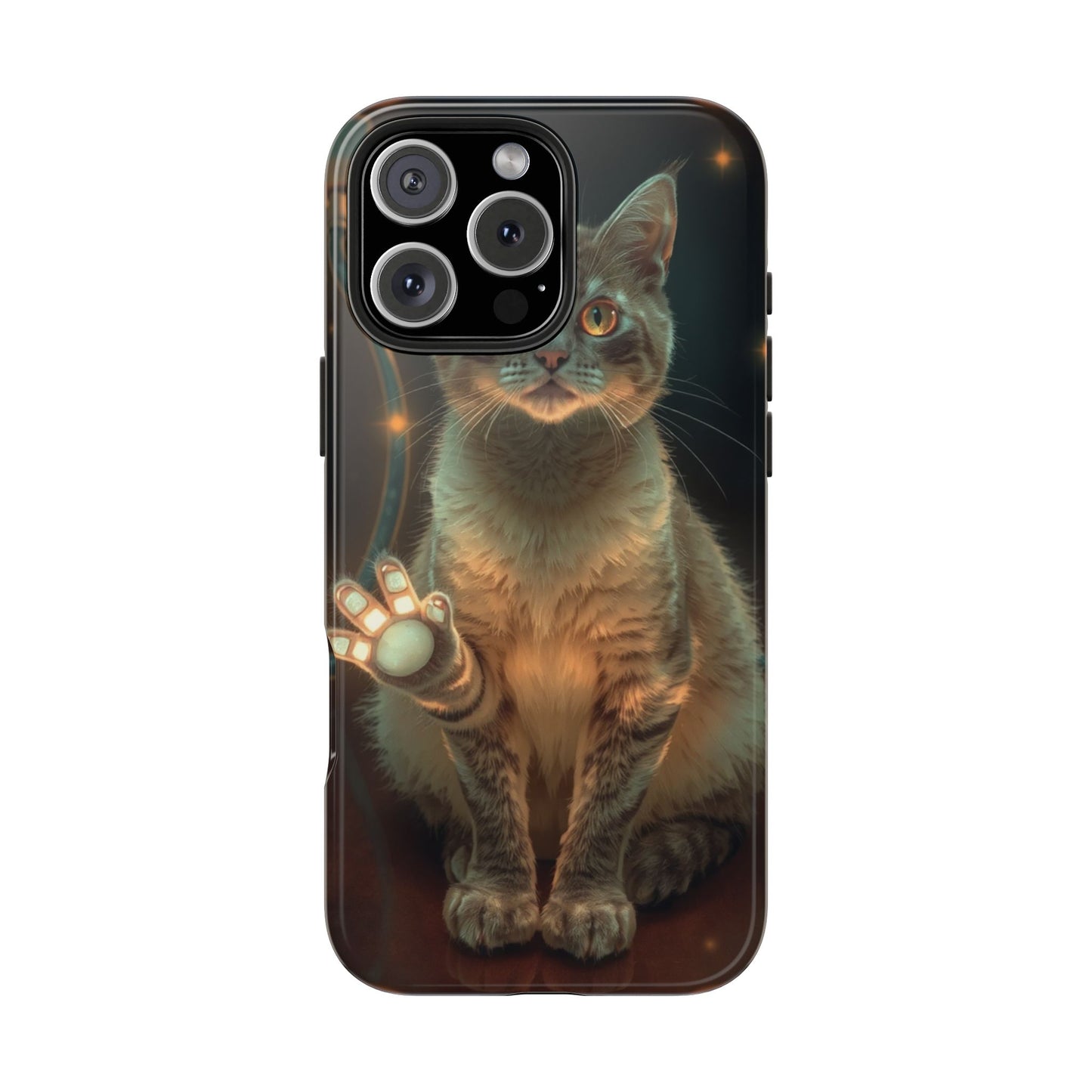 Whimsical Cat Phone Case | Tough Phone Cases for Cat Lovers, Pet Accessories, Gift for Cat Owners, Cute Phone Cover, Personalized Tech