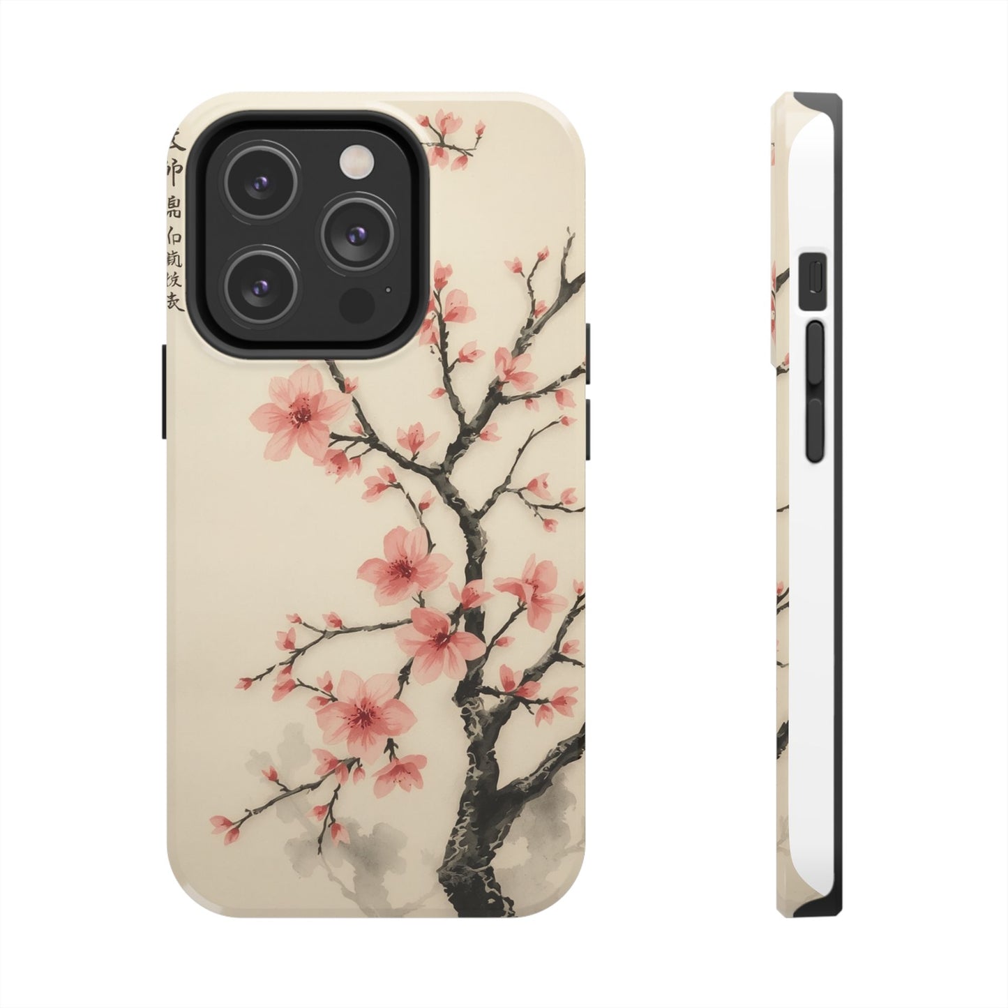 Cherry Blossom Tough Phone Case - Stylish Protection for Nature Lovers
