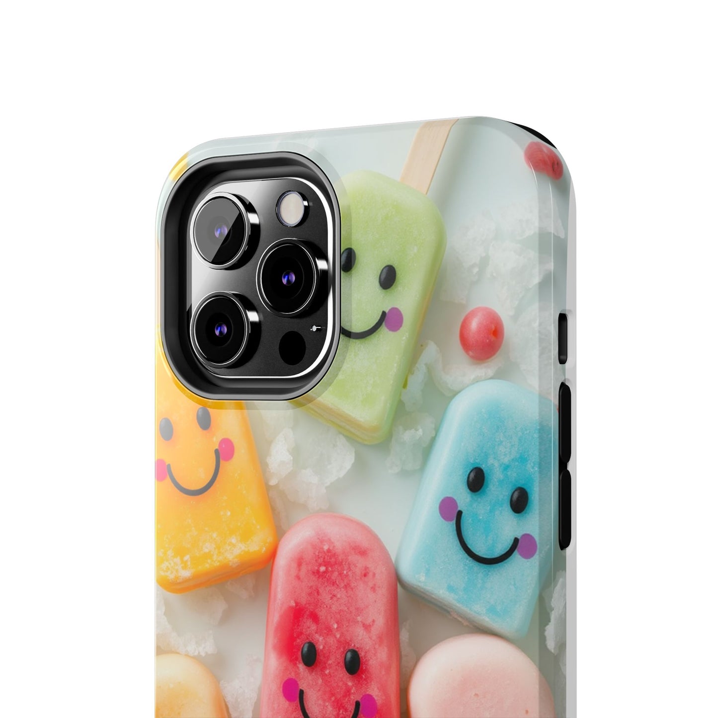 Cute Smile Popsicle Tough Phone Case - Fun Protection for Your Device