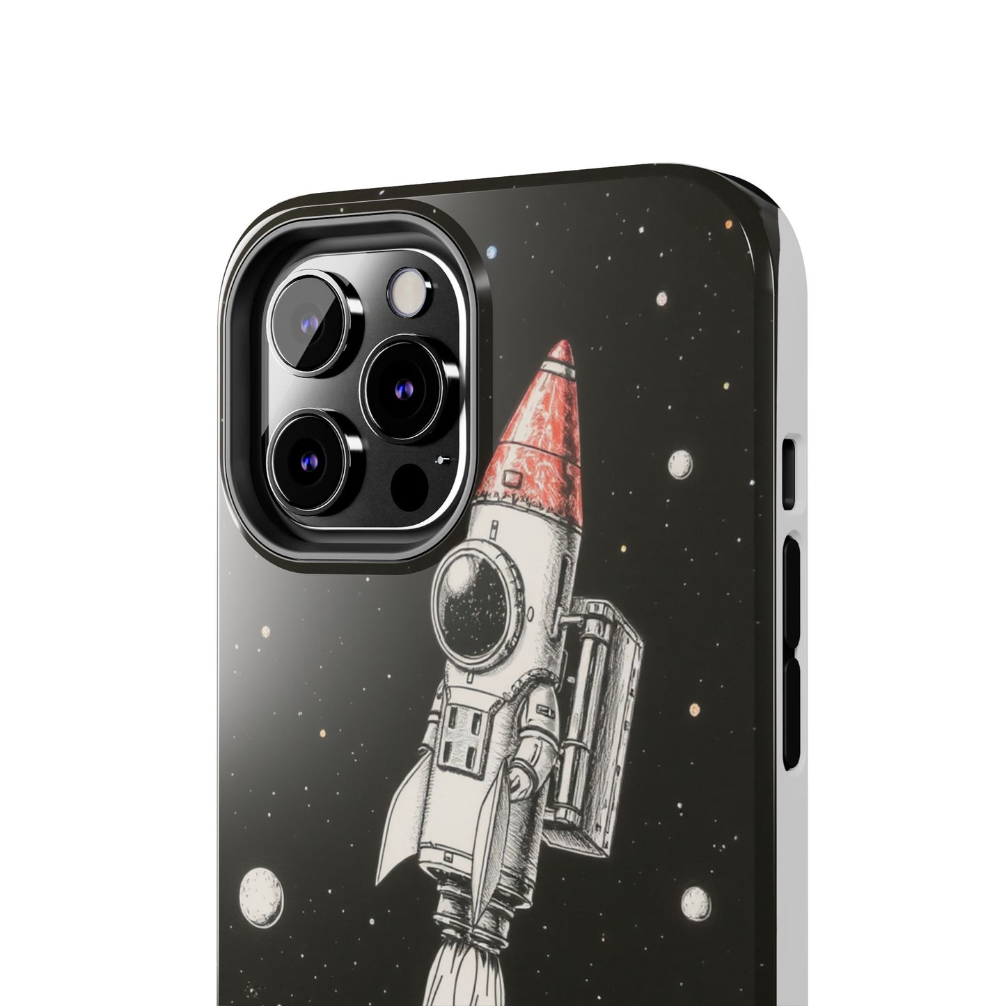 Cool Tough Phone Case for iPhone - Astro-Rocket Bond