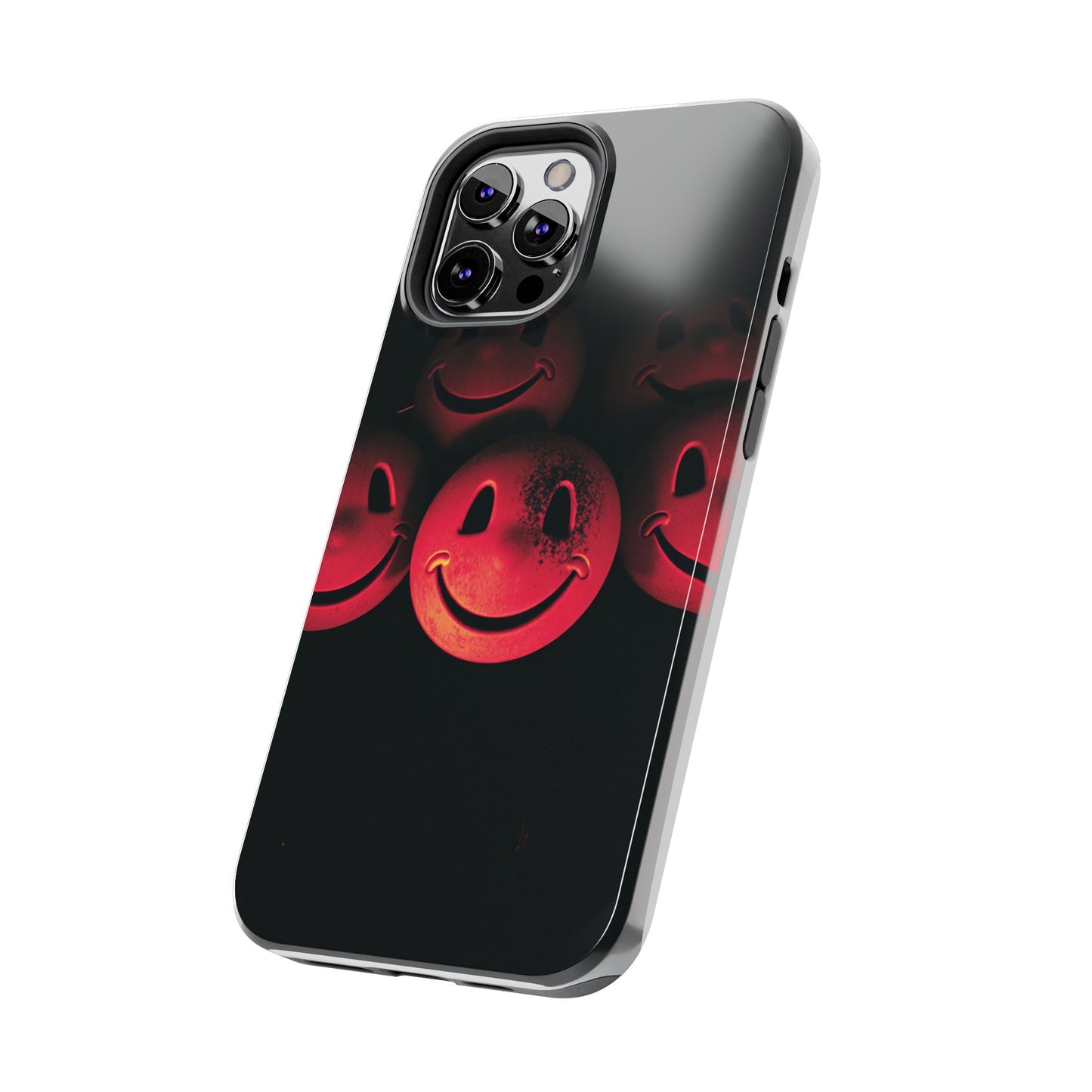 Smiley Face Tough Phone Case - Durable Protection with Fun Design
