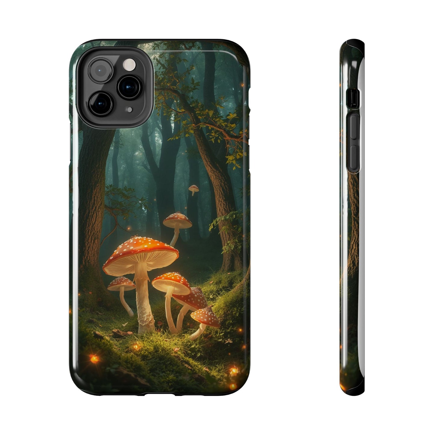 Whimsical Mushroom Tough Phone Case - Forest Fantasy Design