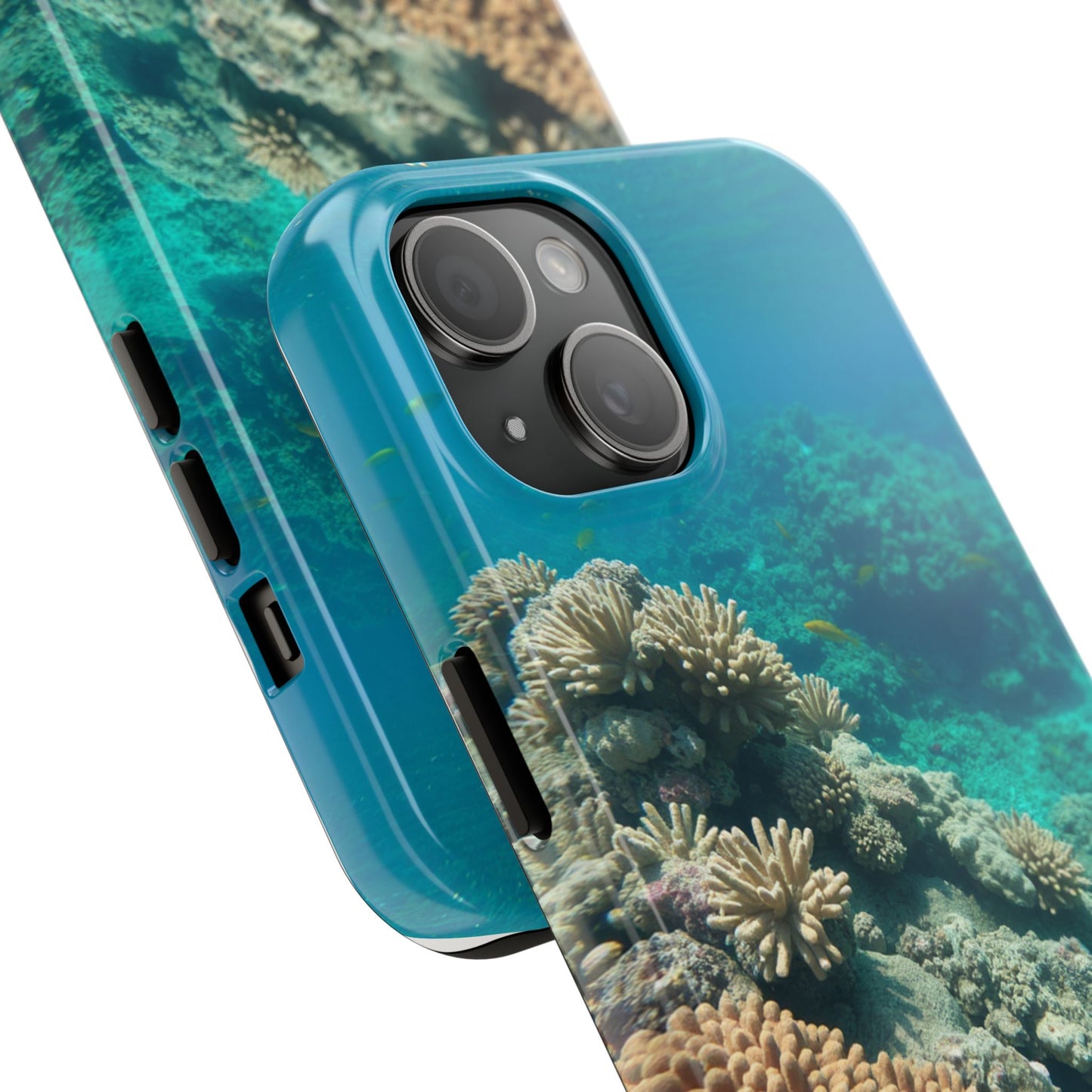 Coral Reef Tough Phone Case - Ocean Vibes Protection for Adventure Lovers