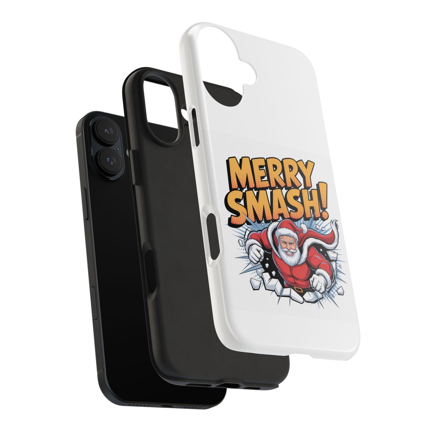 Santa Merry Smash Phone Case