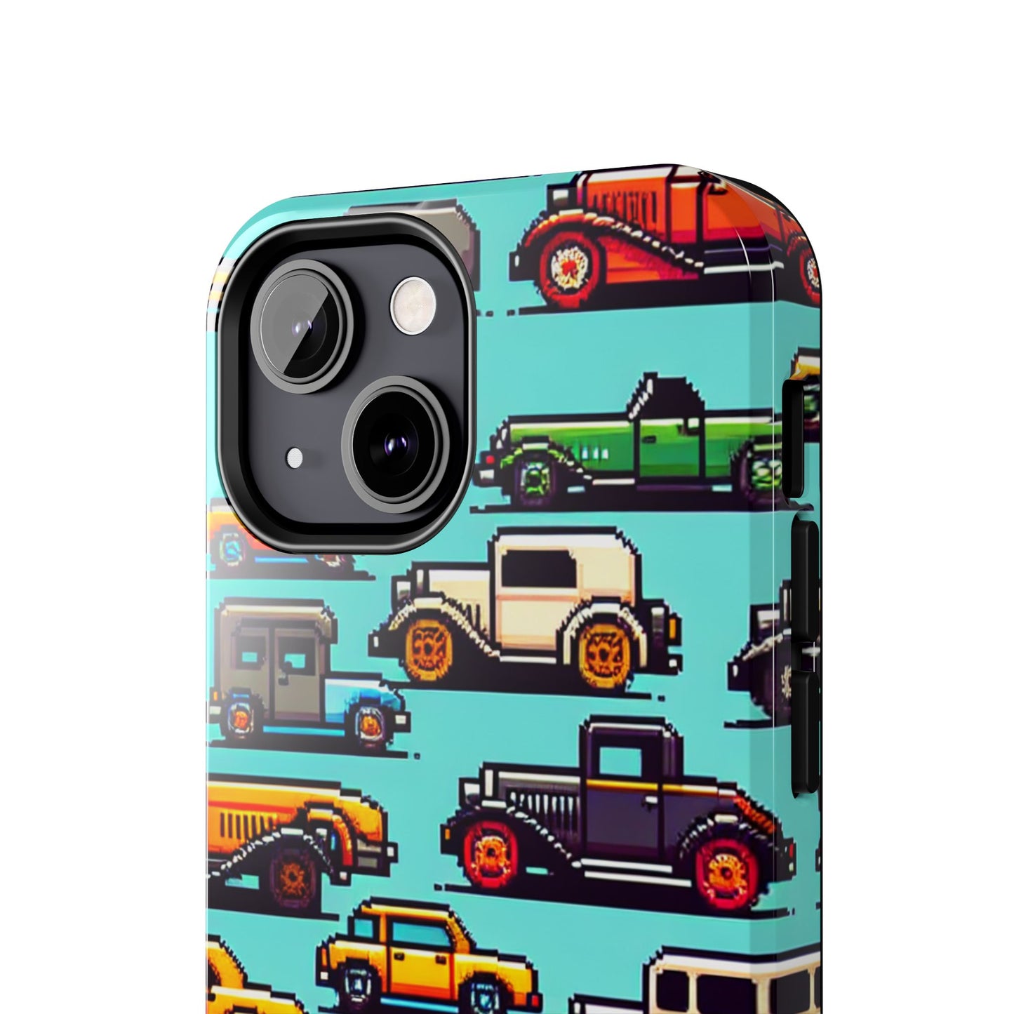 Retro Car Pixel Art Tough Phone Case - Durable & Stylish Protection - for iPhone