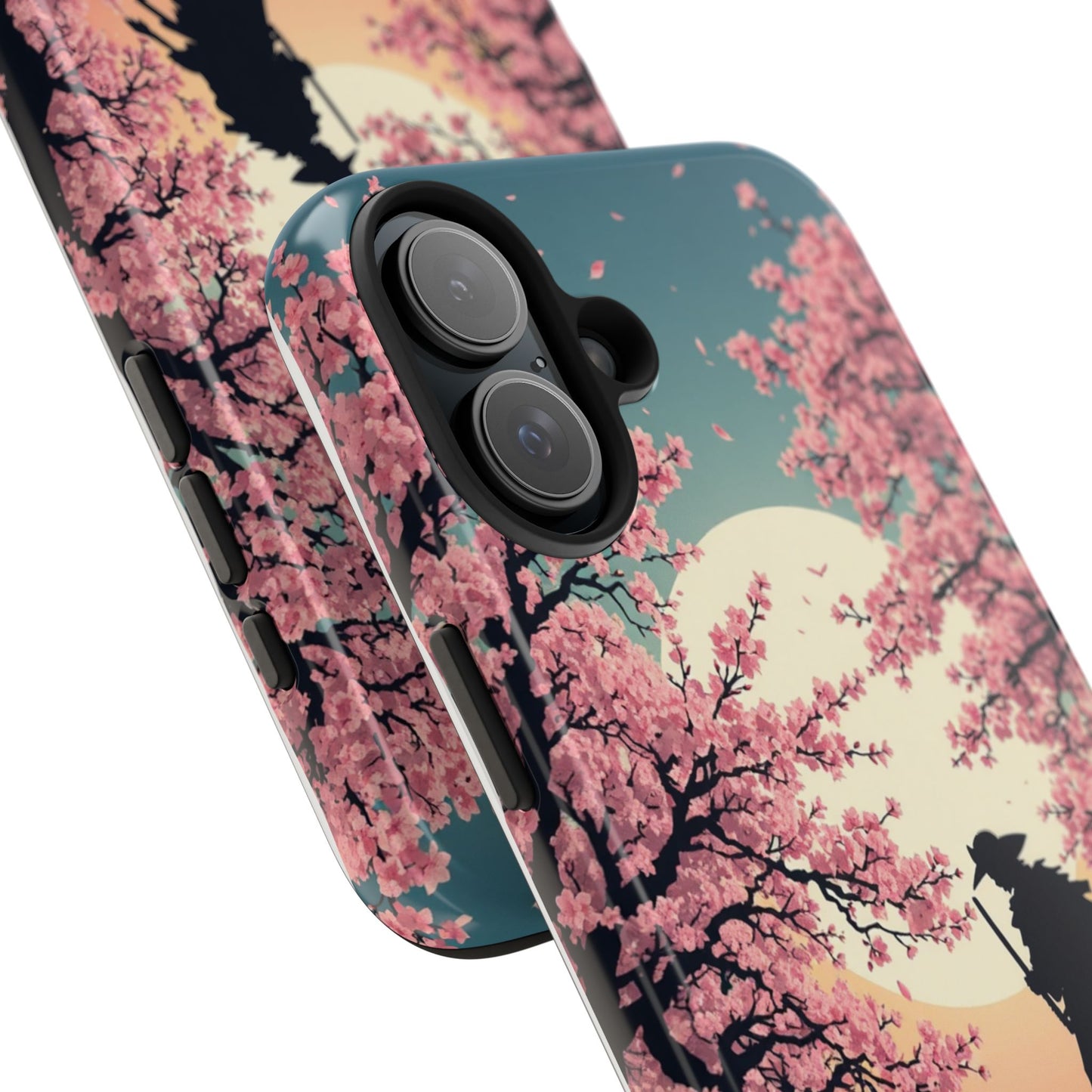 Cherry Blossom Samurai Tough Phone Case