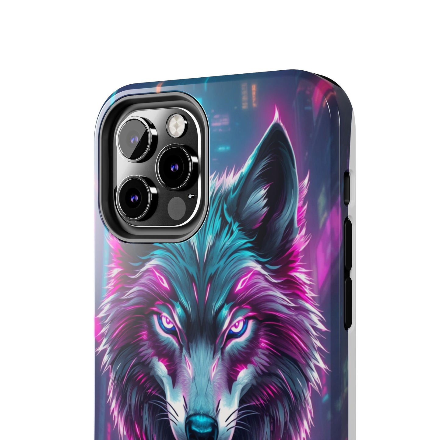 Fierce Wolf Phone Case - Tough & Vibrant Design for Animal Lovers