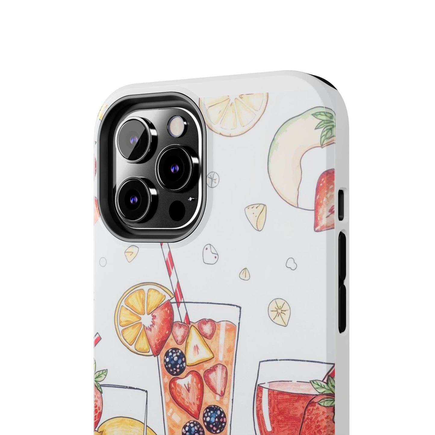 Colorful Fruit Cocktail Tough Phone Case - Perfect for Summer Vibes