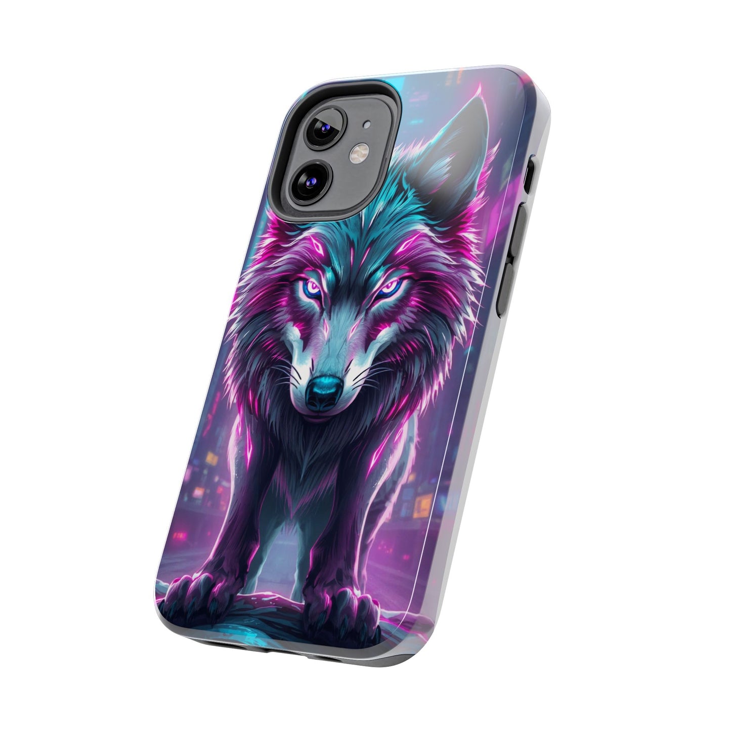 Fierce Wolf Phone Case - Tough & Vibrant Design for Animal Lovers