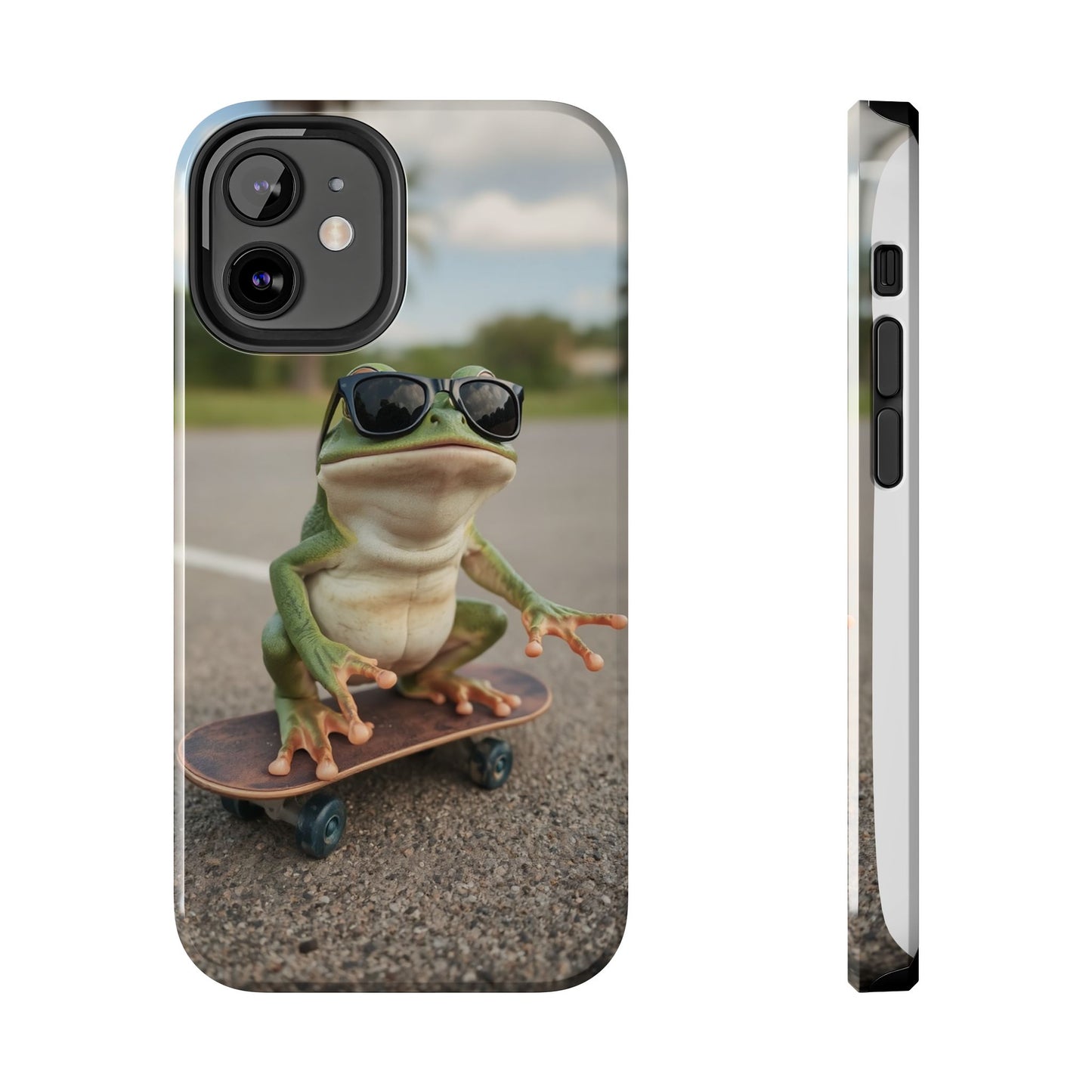 Cool Frog Skateboard Phone Case - Tough and Stylish Protection