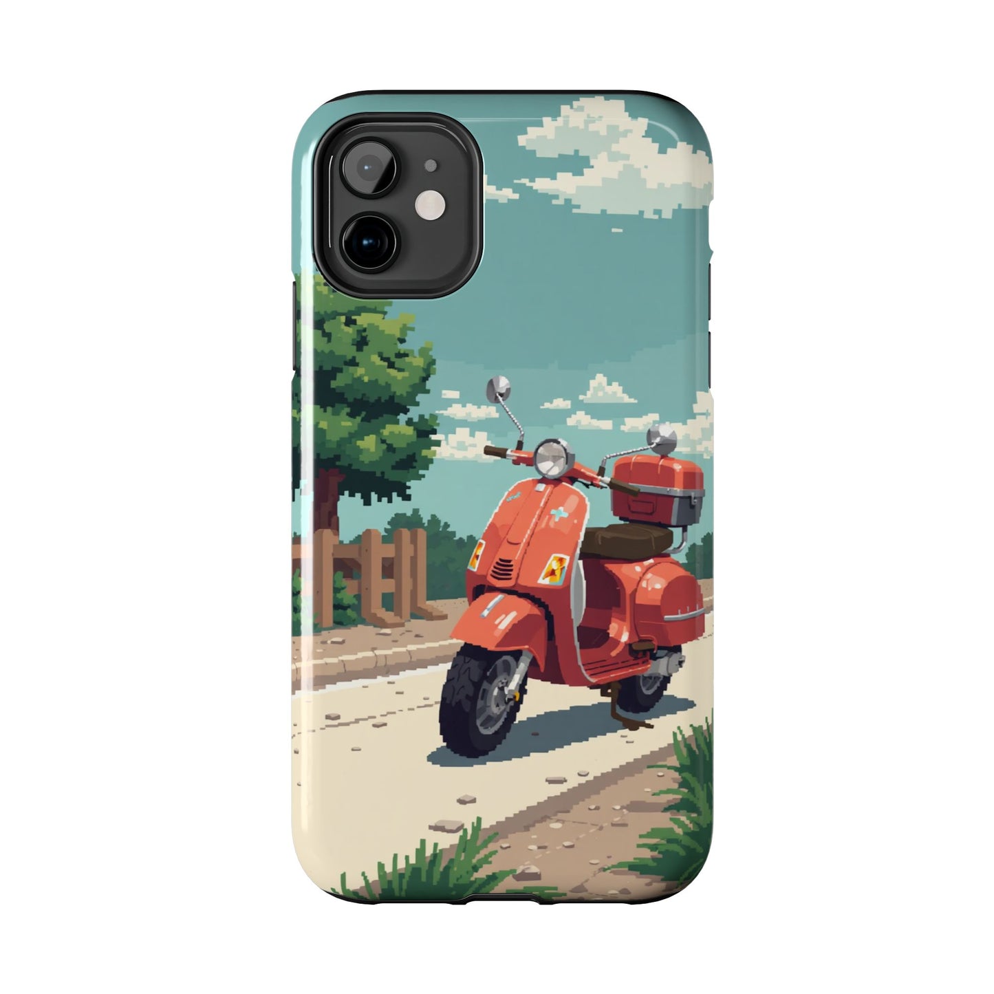 Retro Scooter Phone Case - Tough & Stylish Protection