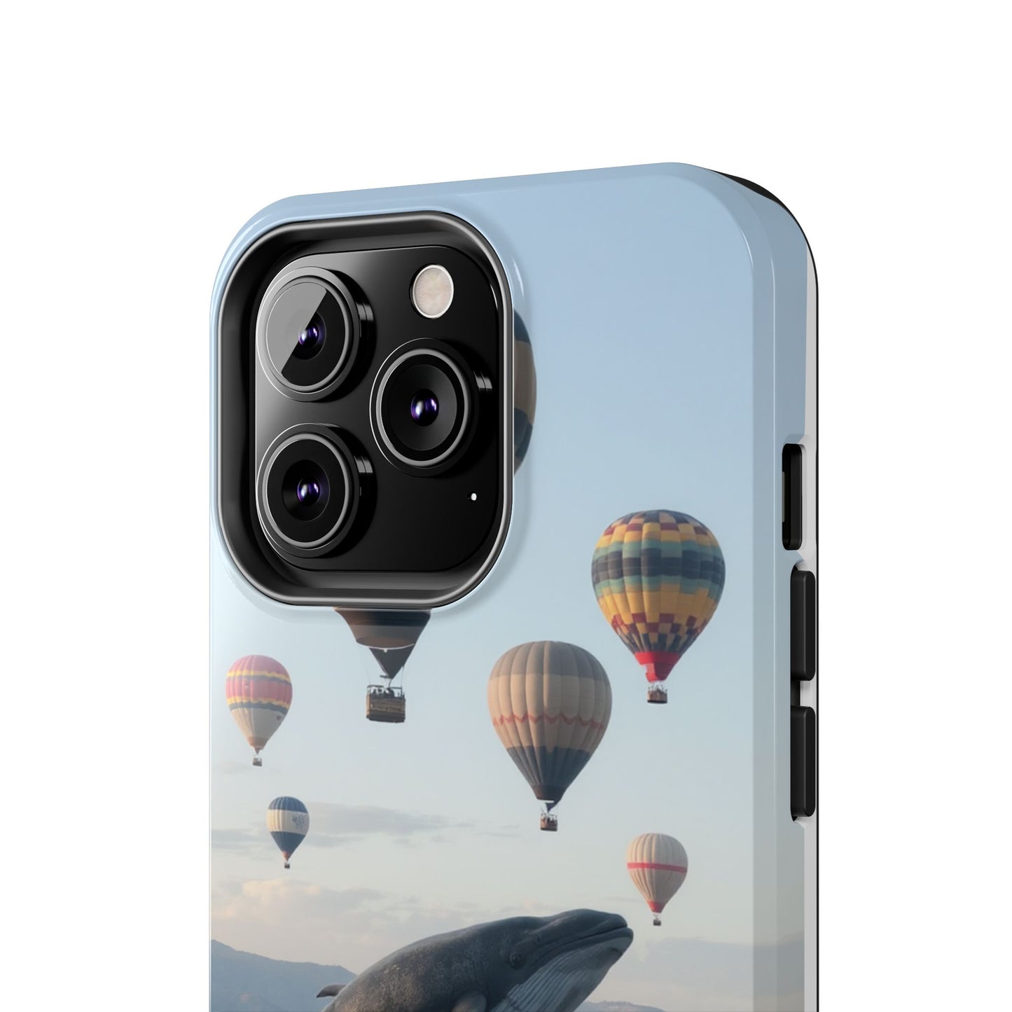 Whale Hot Air Balloon Tough Phone Case - Adventure & Nature Lovers