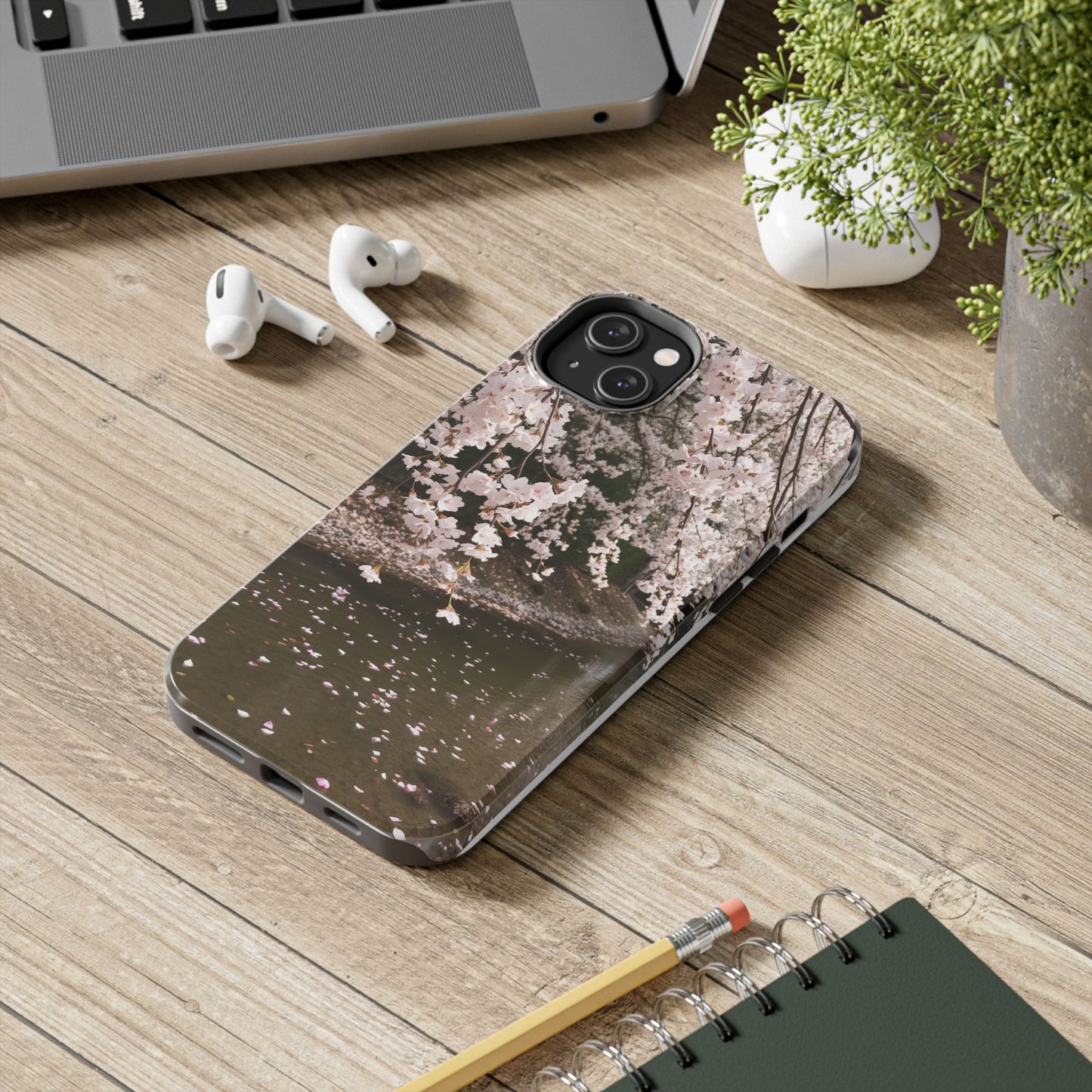 Cherry Blossom Tough Phone Cases - Durable Protection with Floral Serenity