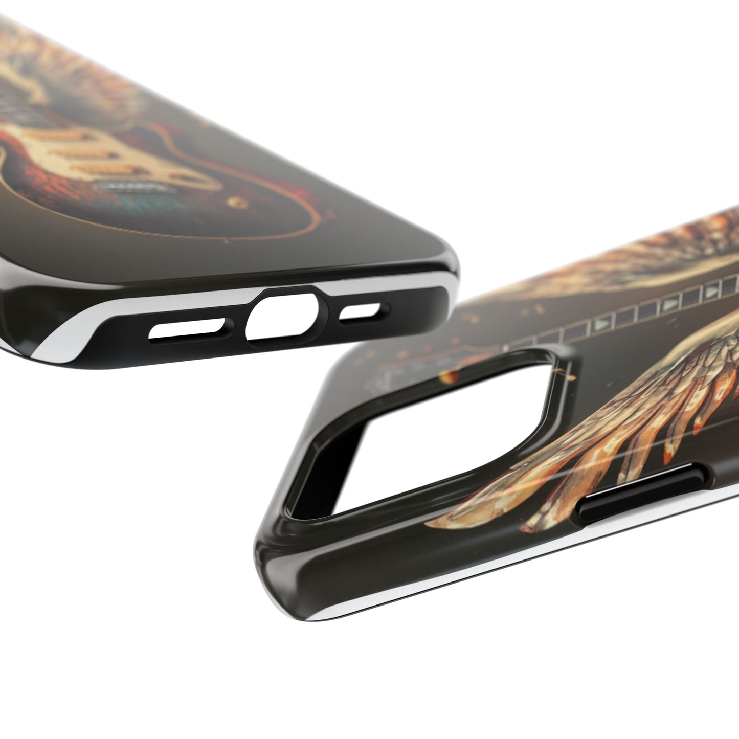 Inspirational Guitar Wing Phone Case - Tough Protection for Music Lovers