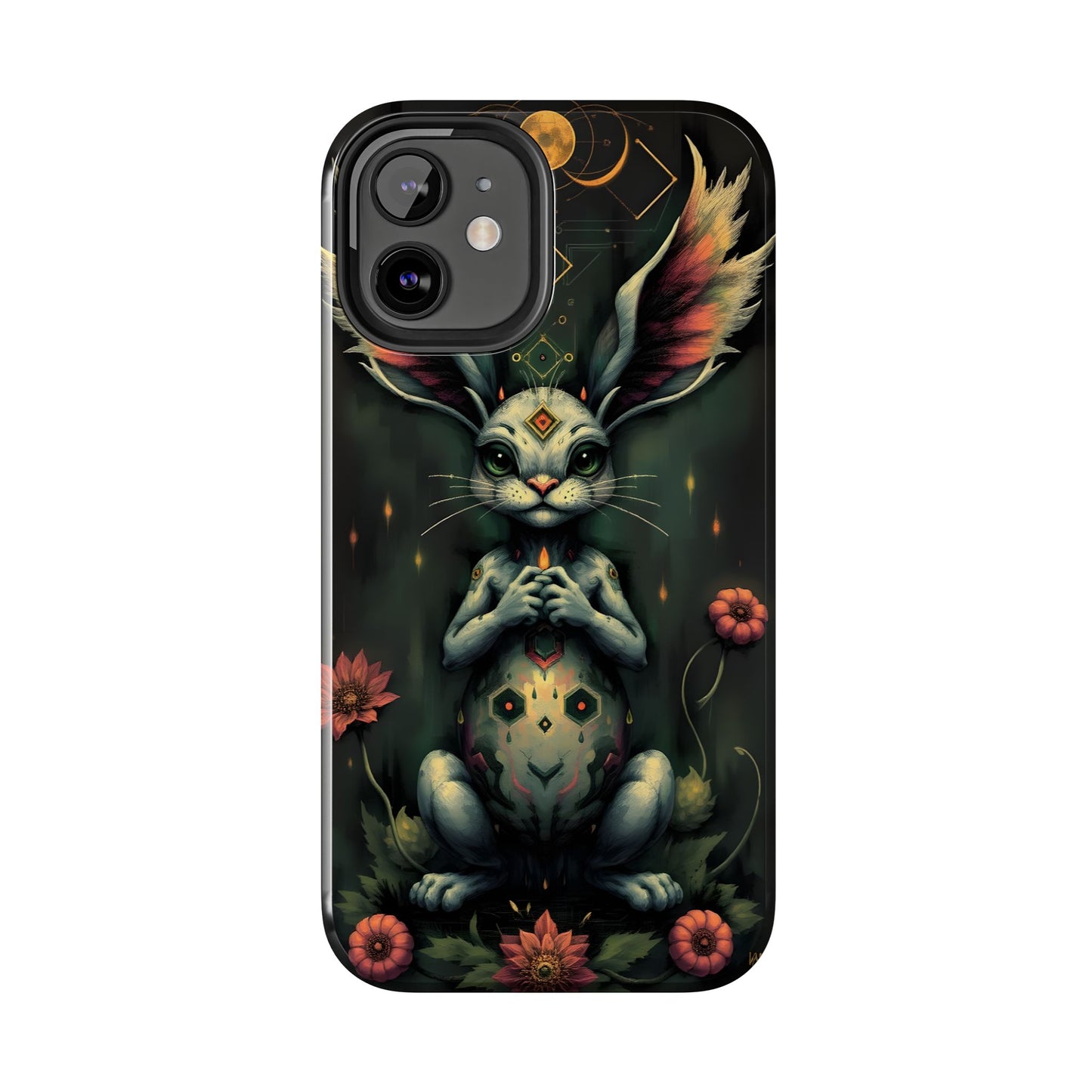 Artistic Rabbit Phone Cases - Unique and Durable Design of Mystical Bunny - for iPhone