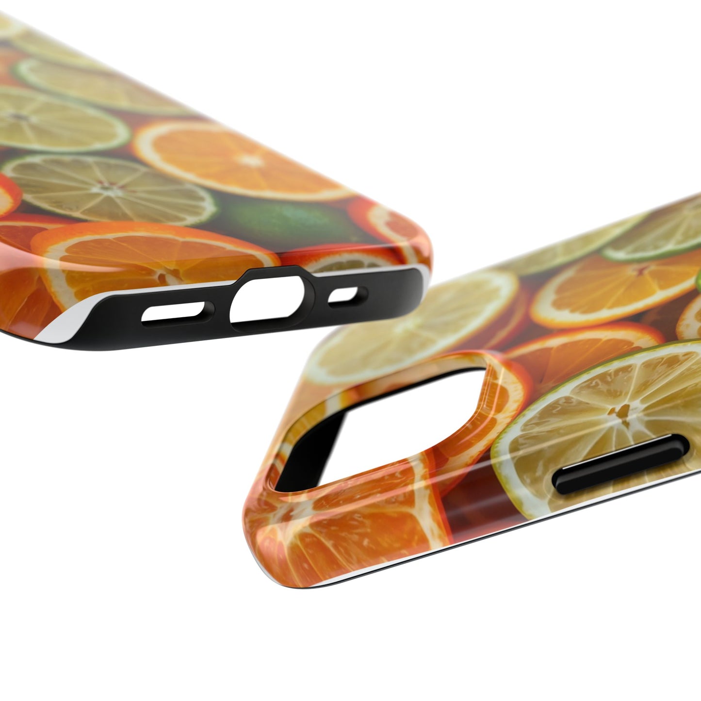 Citrus Slice Tough Phone Case – Vibrant Fruit Design for Summer Fun
