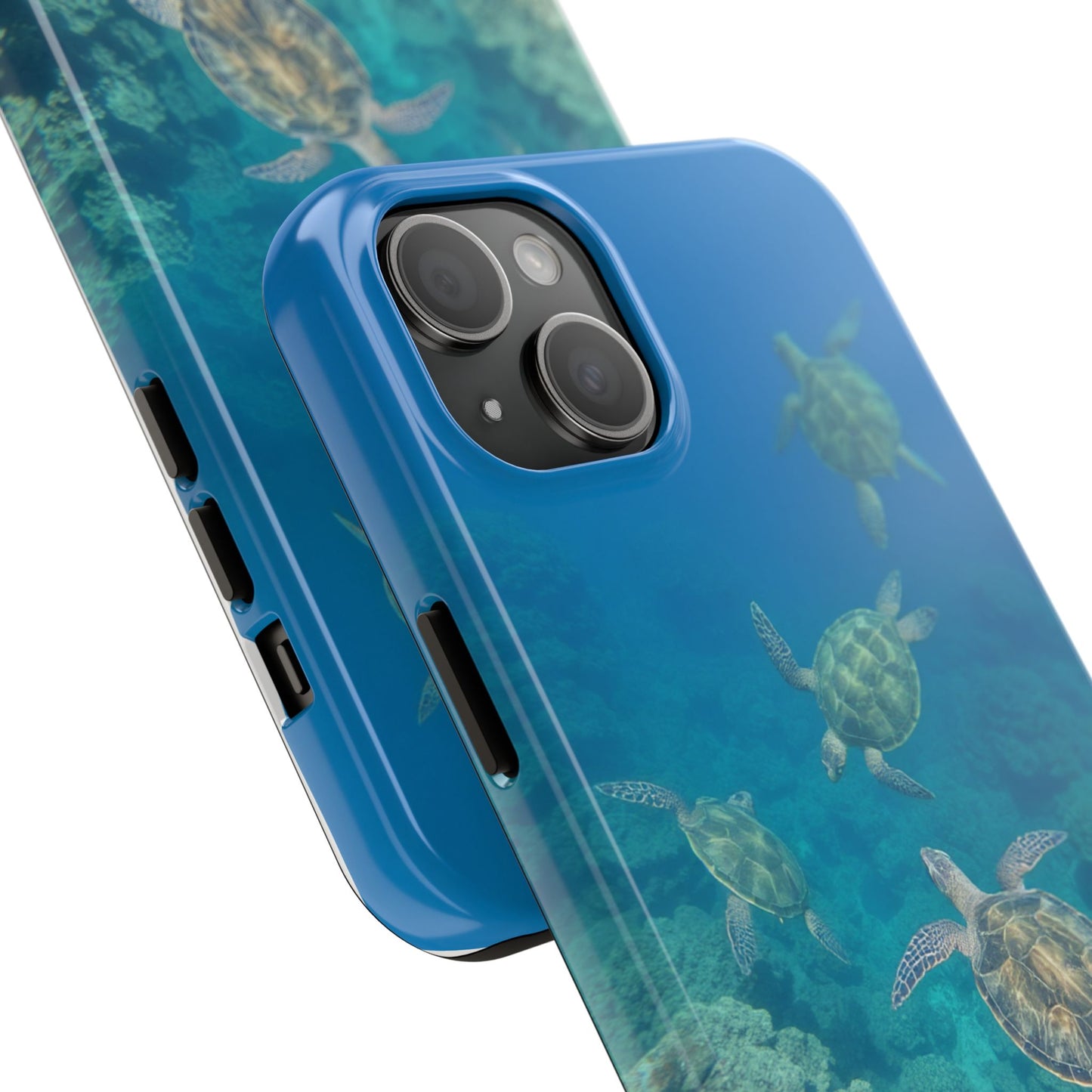 Ocean Turtle Tough Phone Cases - Durable Protection with Marine Art
