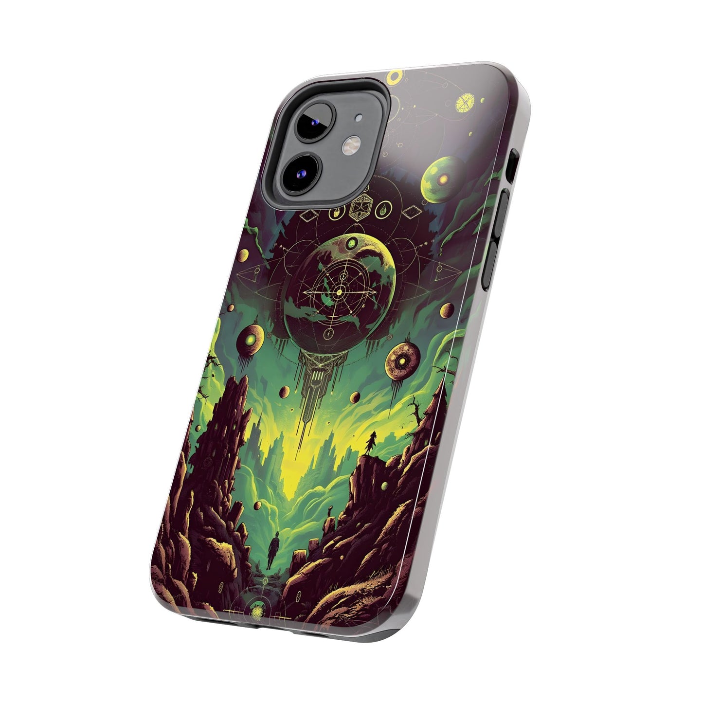 Cosmic Adventure Tough Phone Case - Galaxy Design for Space Enthusiasts - for iPhone
