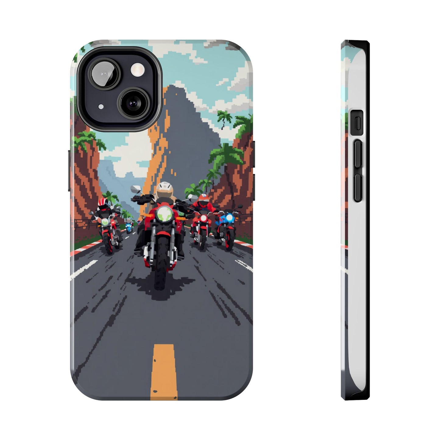 Retro Biker Tough Phone Case - Perfect for Motorcycle Lovers