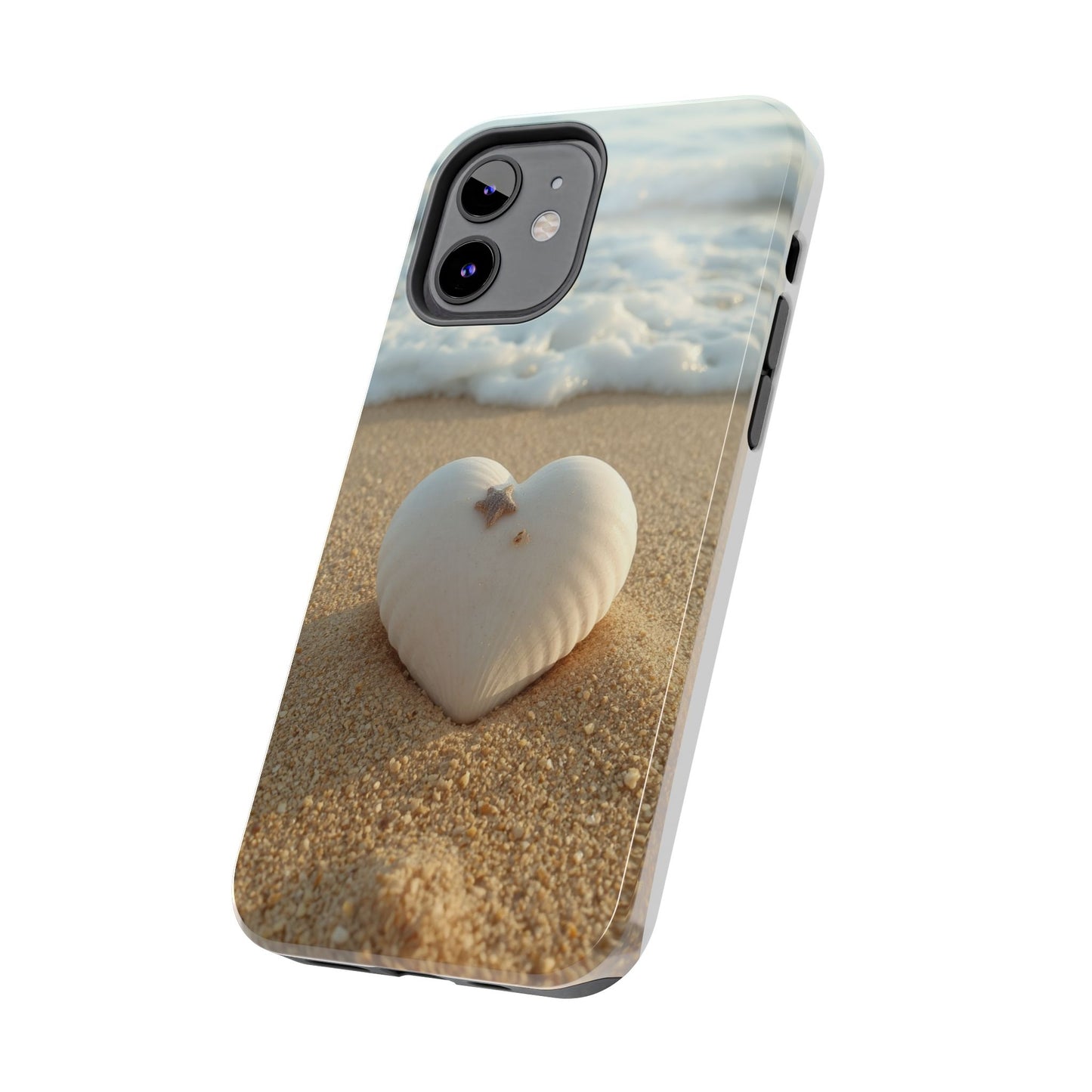 Heart Seashell Tough Phone Case for iPhone