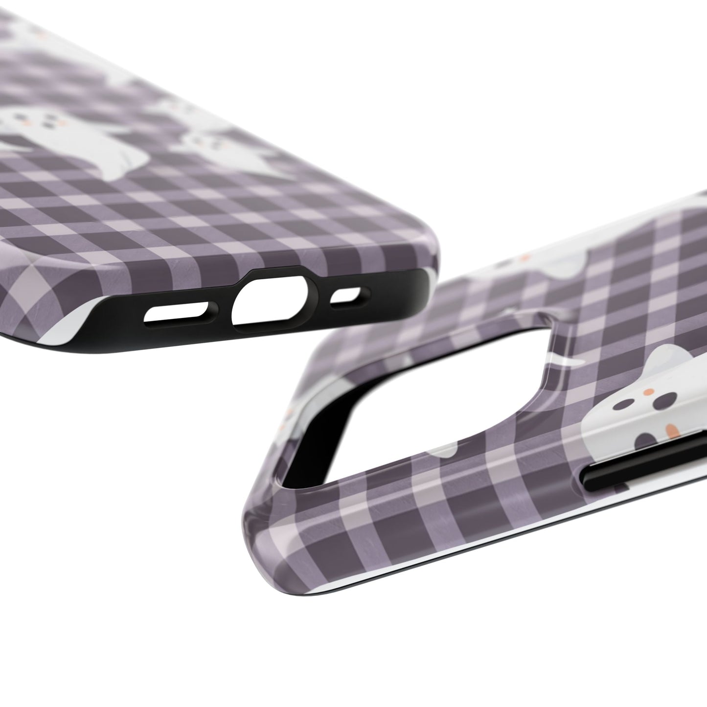 Cute Ghosts Tough Phone Case - Whimsical Halloween Design for Spooky Vibes