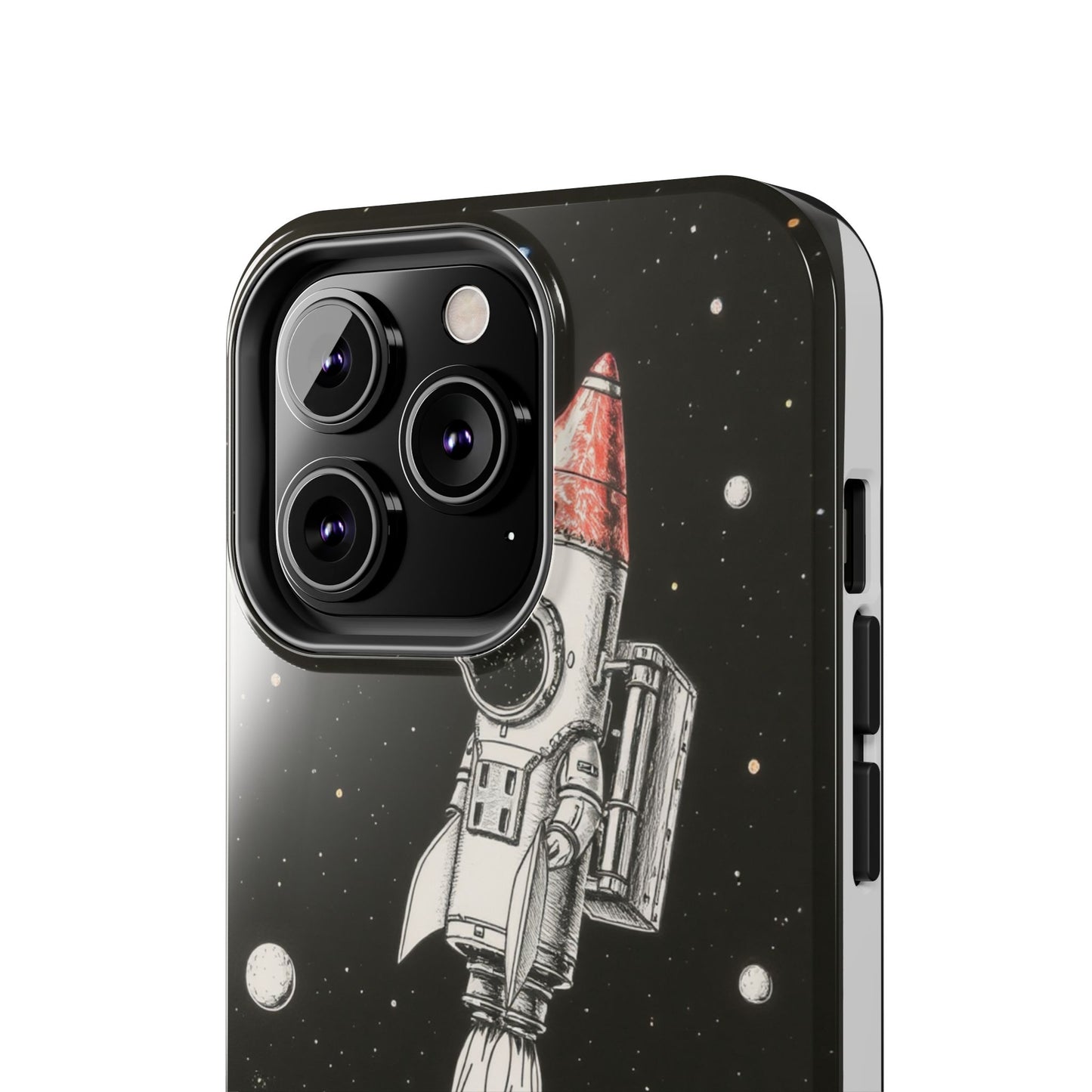 Cool Tough Phone Case for iPhone - Astro-Rocket Bond