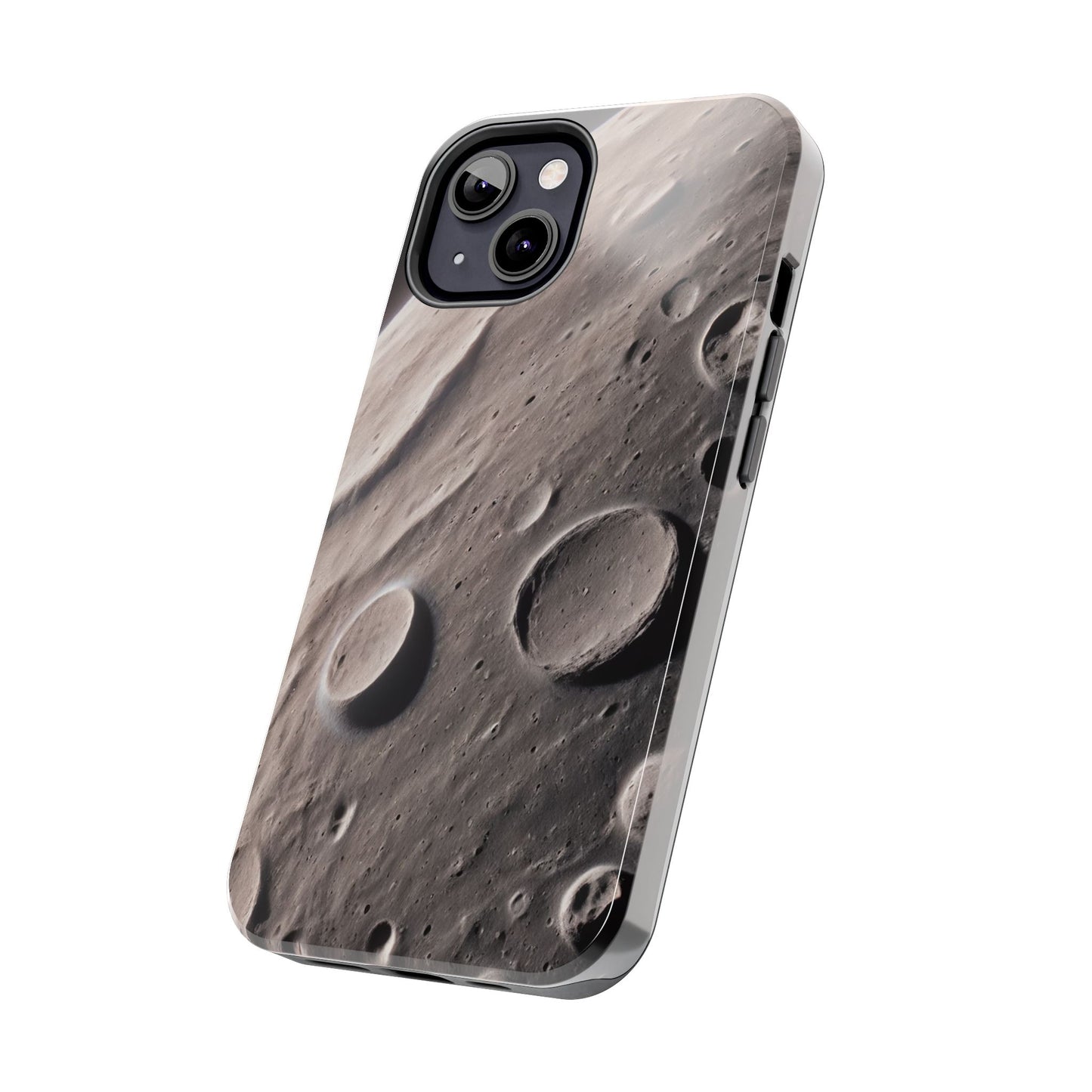 Celestial Moon Surface Tough Phone Case | Durable Space-Themed Design - for iPhone