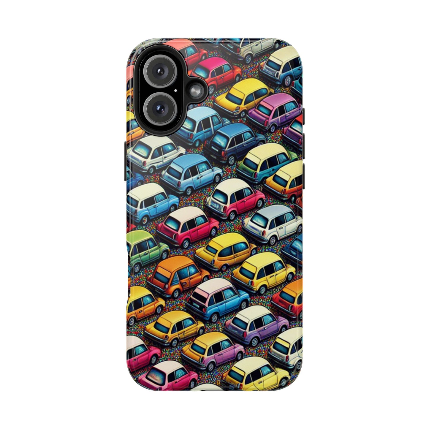 Car Phone Case - City Traffic Pattern Design - for iPhone