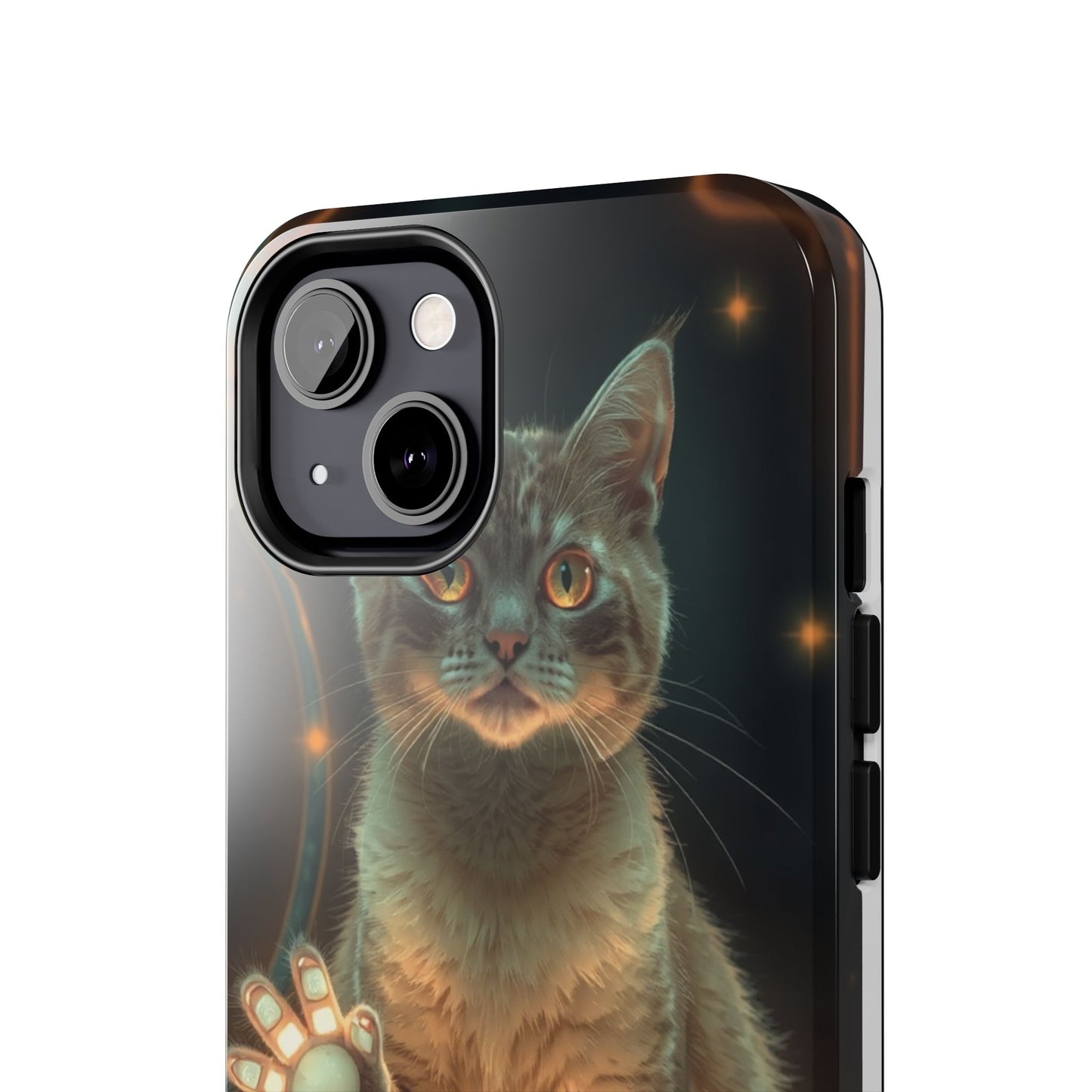 Whimsical Cat Phone Case | Tough Phone Cases for Cat Lovers, Pet Accessories, Gift for Cat Owners, Cute Phone Cover, Personalized Tech