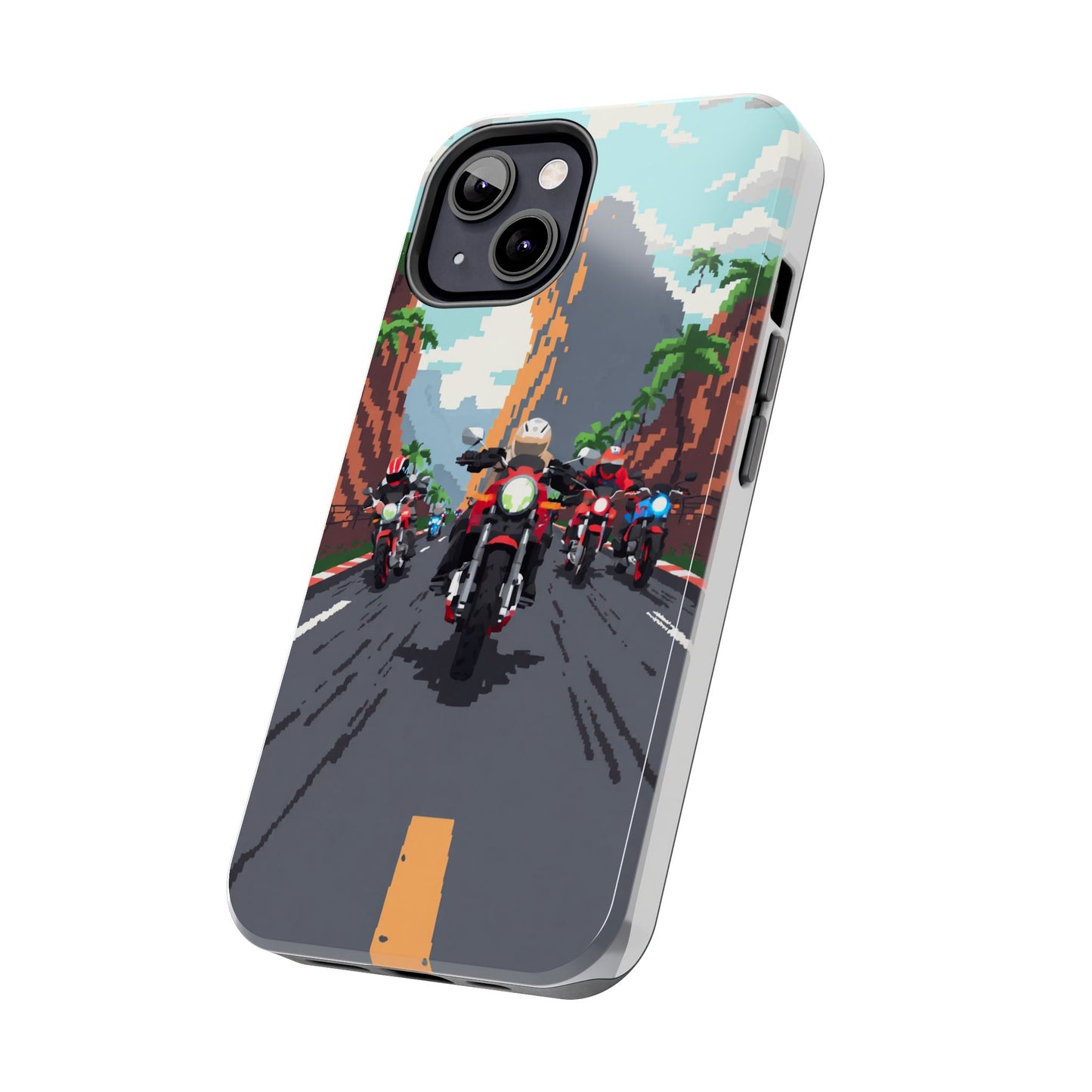 Retro Biker Tough Phone Case - Perfect for Motorcycle Lovers