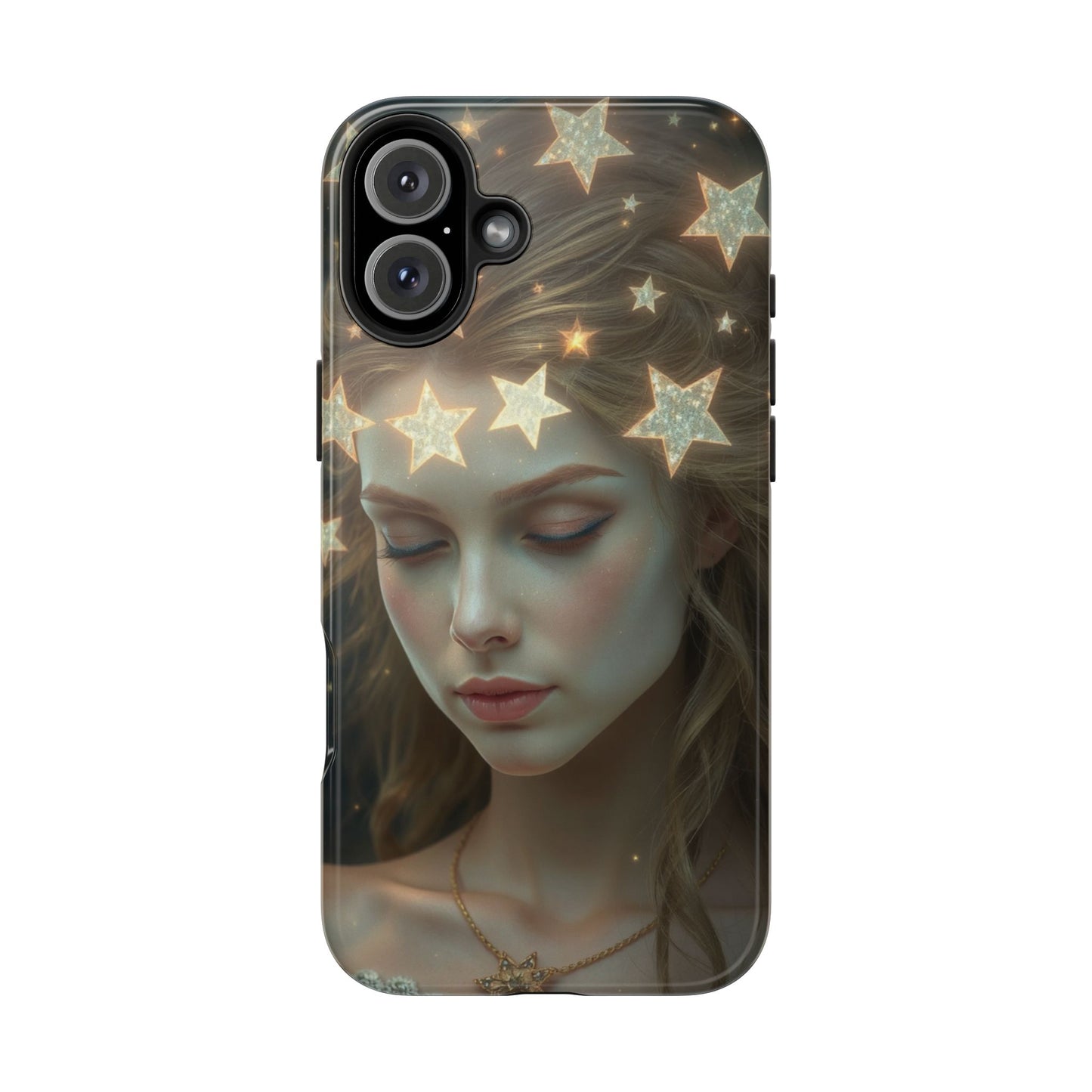 Celestial Dream Tough Phone Case - Artistic Starry Design for Style Enthusiasts