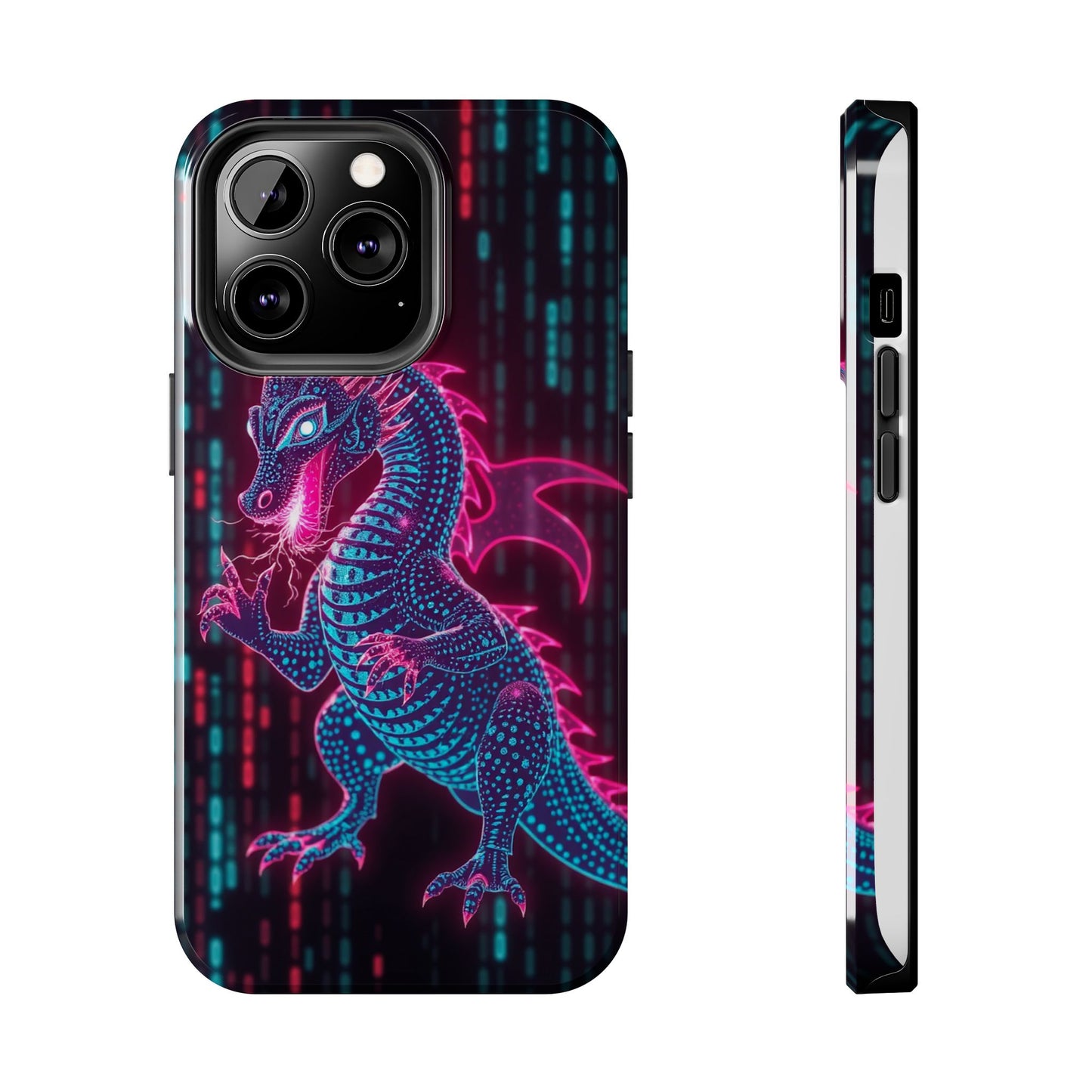 Electrifying Dragon Phone Case - Tough, Stylish Protection for Fantasy Lovers