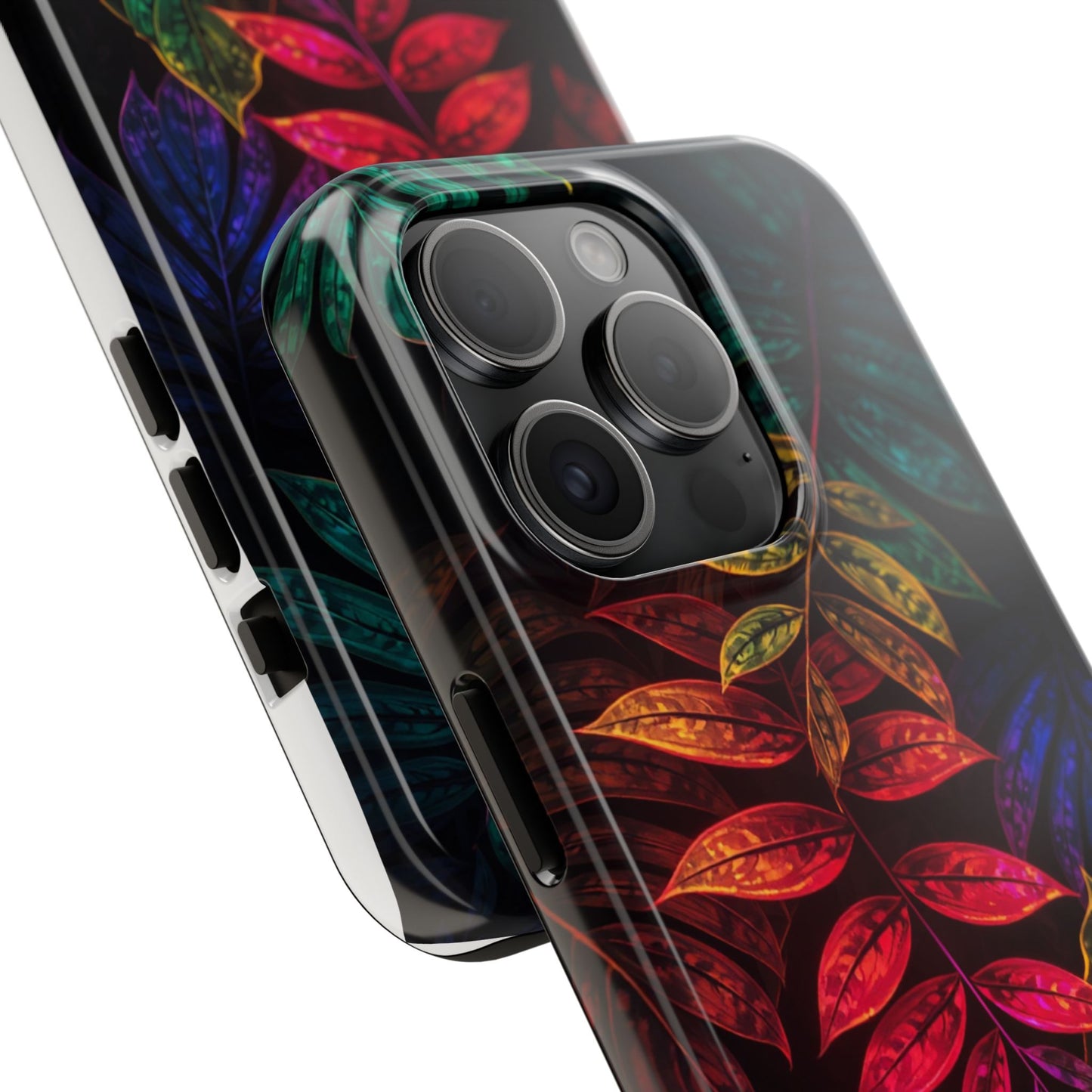 Vibrant Tropical Leaf Tough Phone Case
