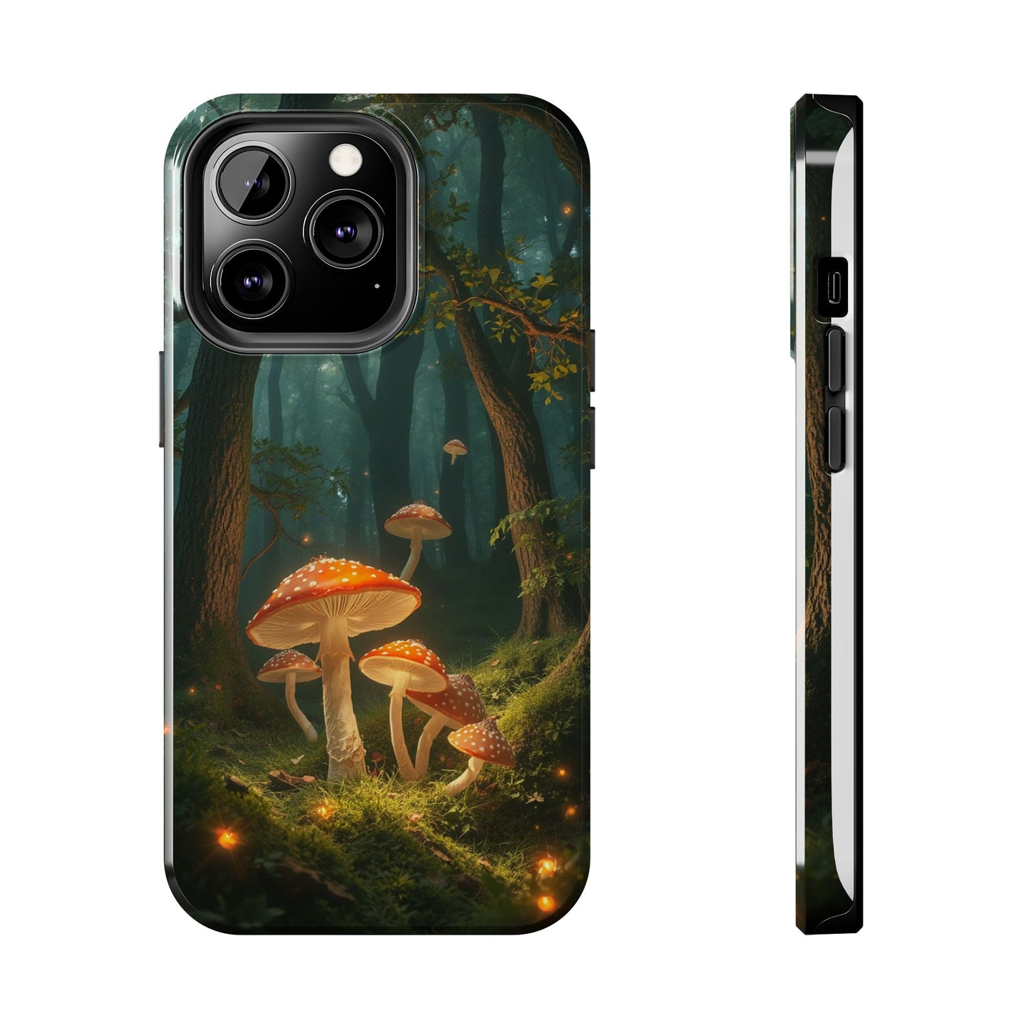 Whimsical Mushroom Tough Phone Case - Forest Fantasy Design