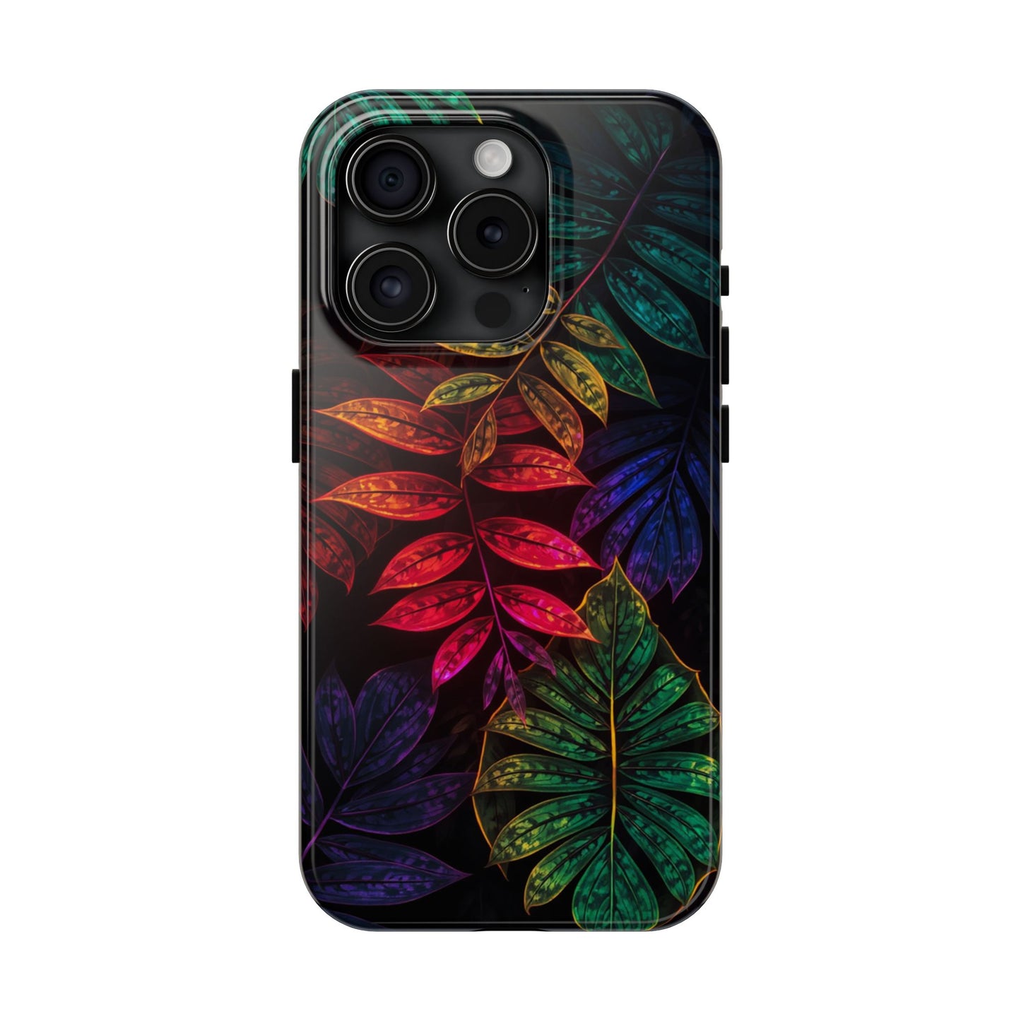 Vibrant Tropical Leaf Tough Phone Case