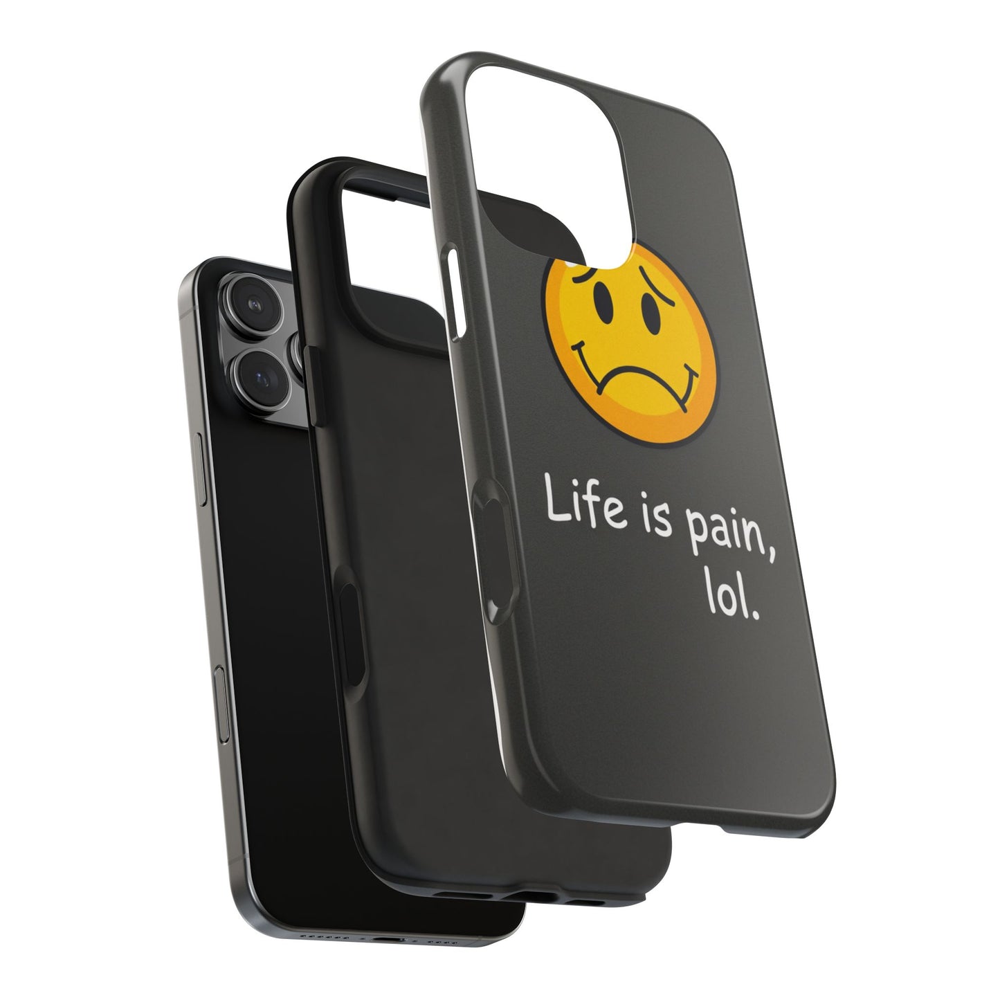 Life is Pain Tough Phone Case - Trendy Design for Smartphone Protection