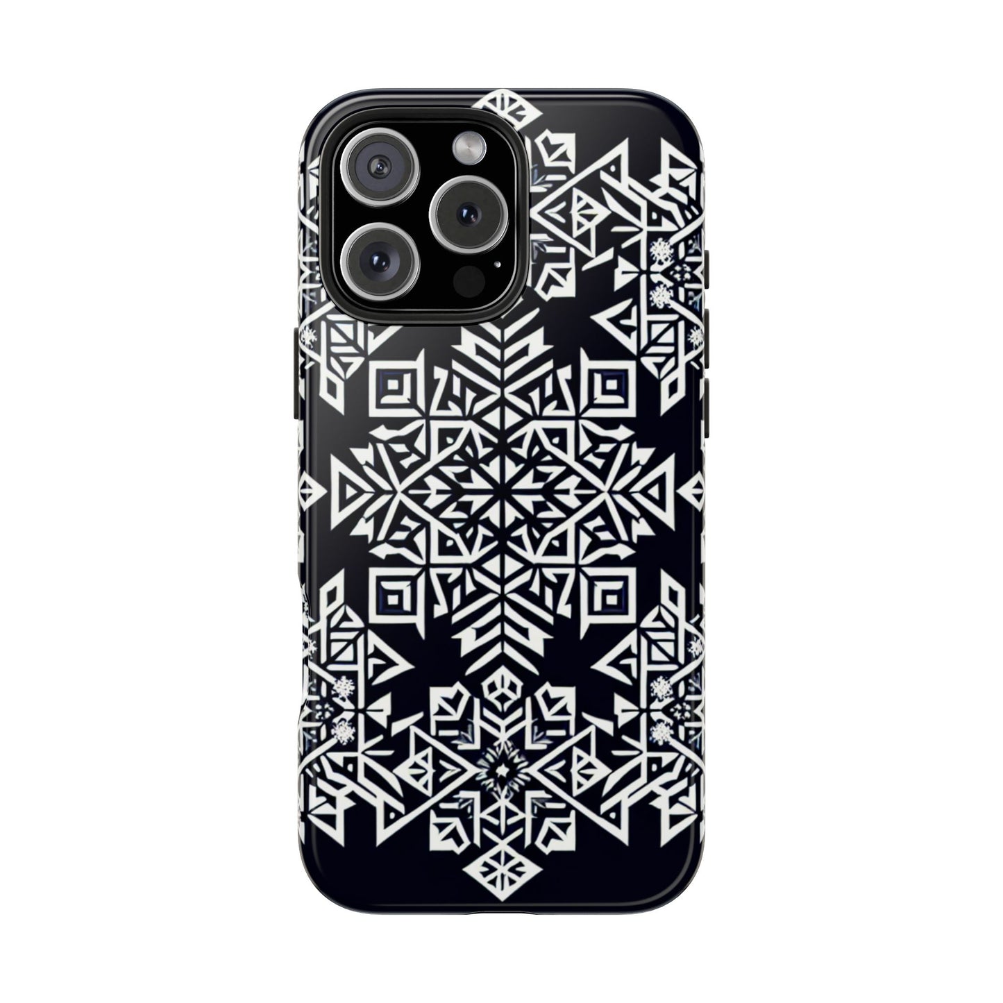 Winter Wonderland Tough Phone Case - Digital Snowflake - for iPhone