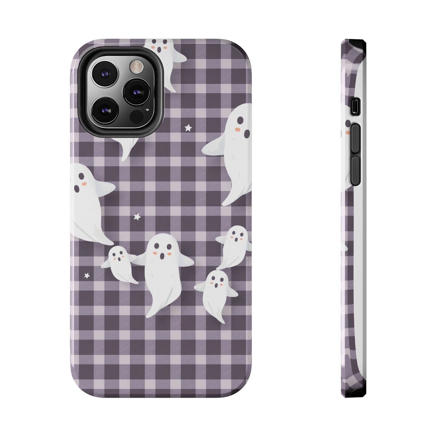Cute Ghosts Tough Phone Case - Whimsical Halloween Design for Spooky Vibes