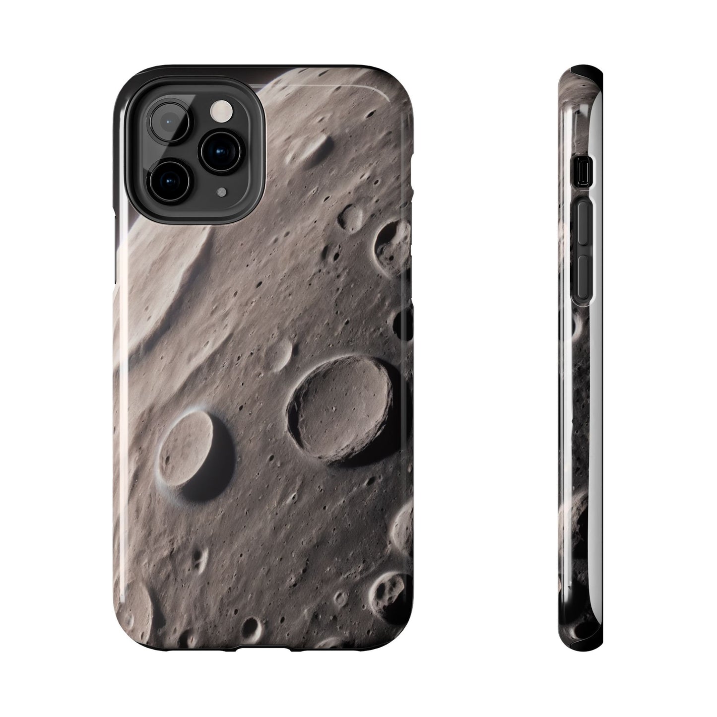 Celestial Moon Surface Tough Phone Case | Durable Space-Themed Design - for iPhone