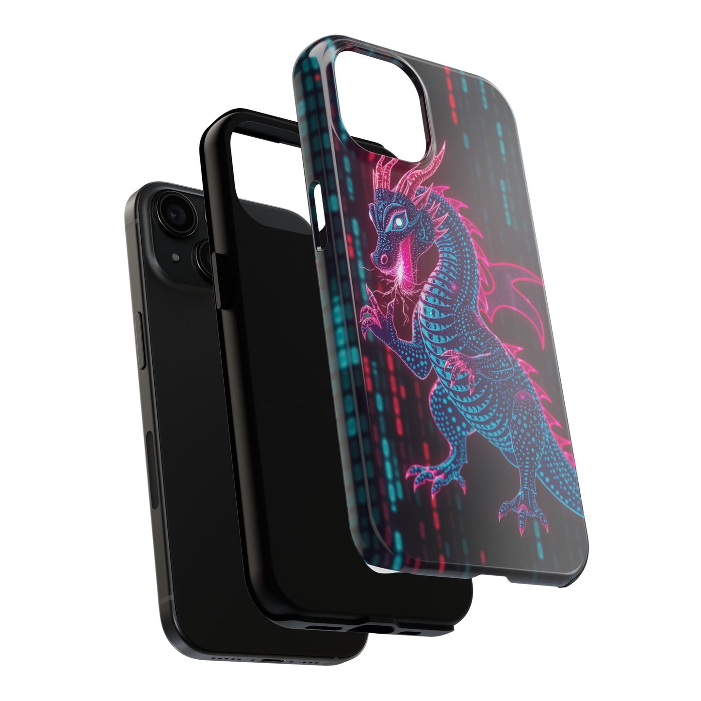 Electrifying Dragon Phone Case - Tough, Stylish Protection for Fantasy Lovers