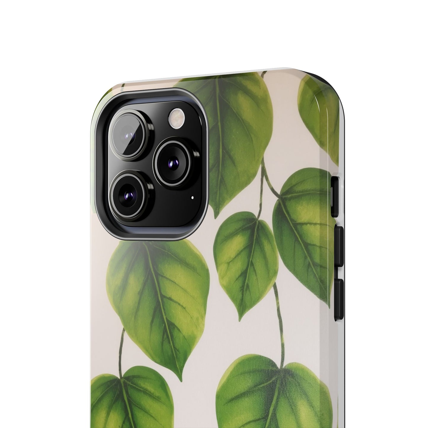 Tough Phone Cases with Green Leaf Design | Eco-Friendly Protection for Nature Lovers