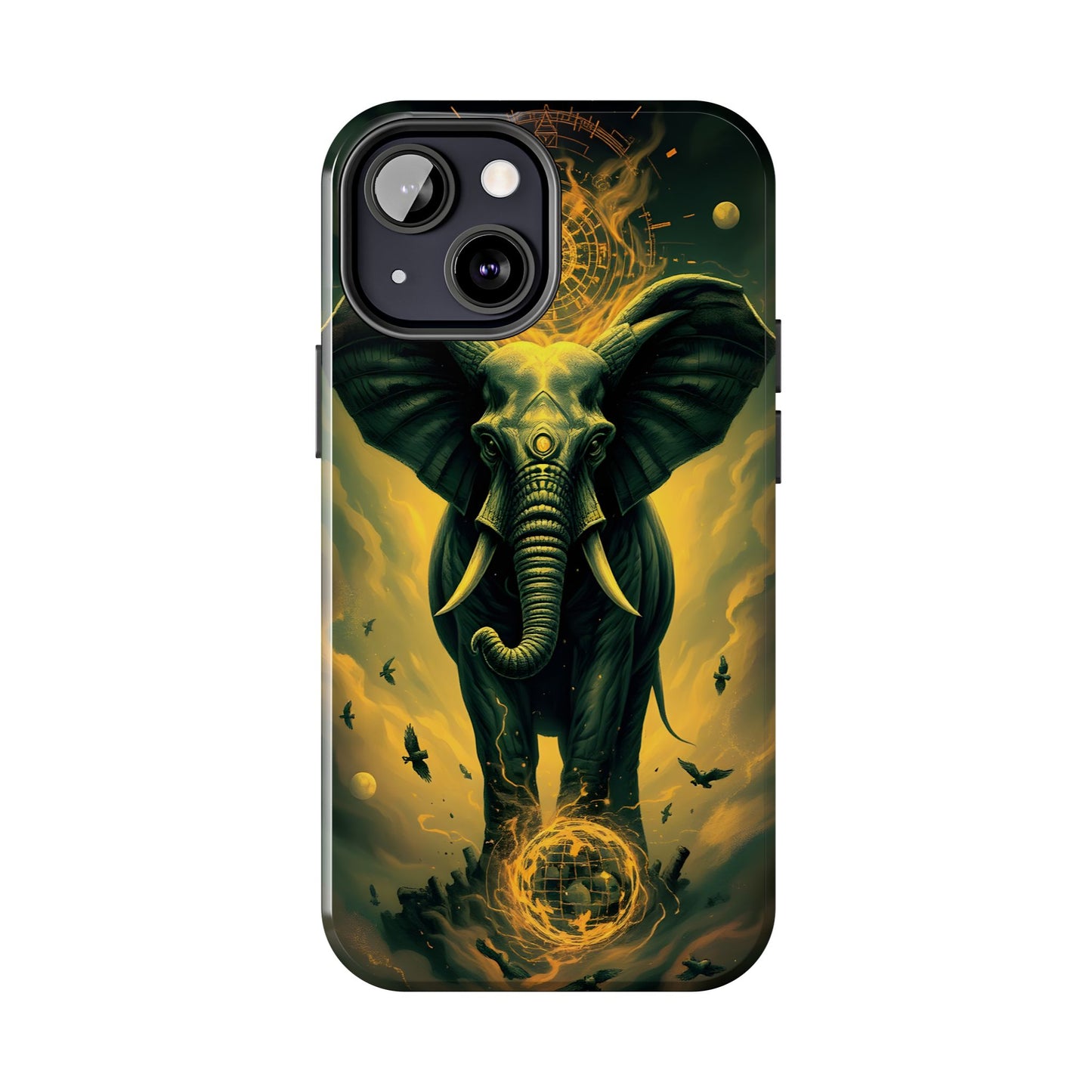 Majestic Elephant Clouds Tough Phone Case - Durable Protection with Bold Design - for iPhone