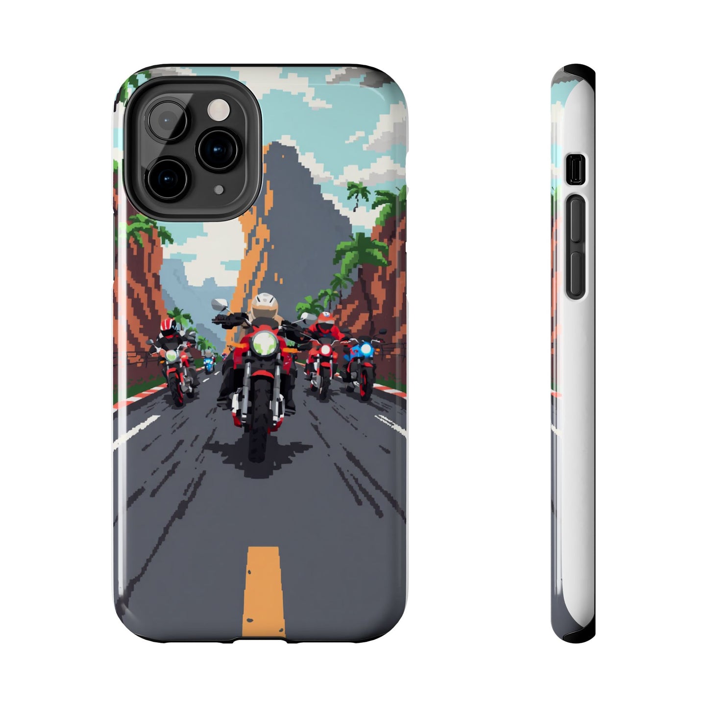Retro Biker Tough Phone Case - Perfect for Motorcycle Lovers