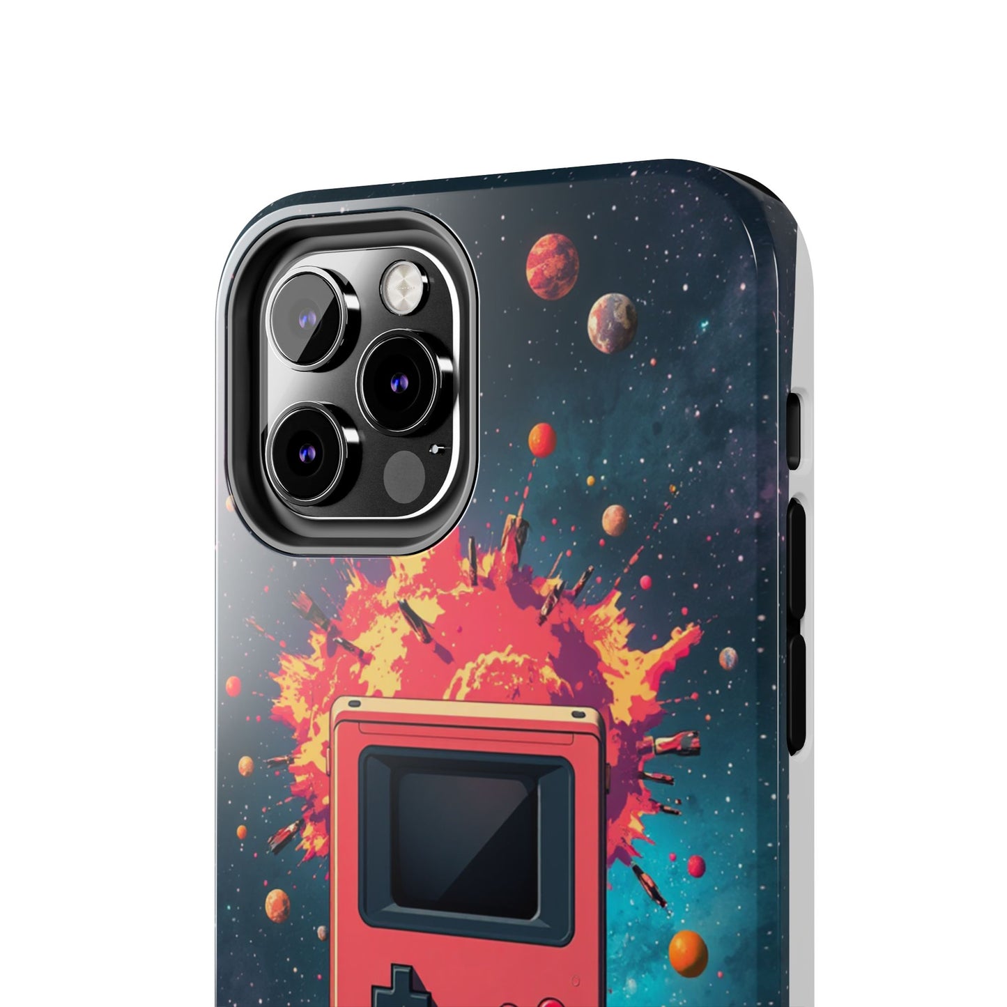 Retro Gaming Tough Phone Case - Space Adventure Design