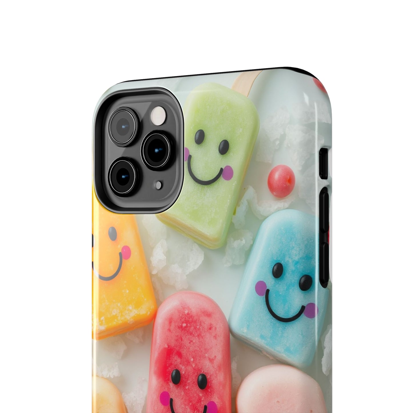 Cute Smile Popsicle Tough Phone Case - Fun Protection for Your Device